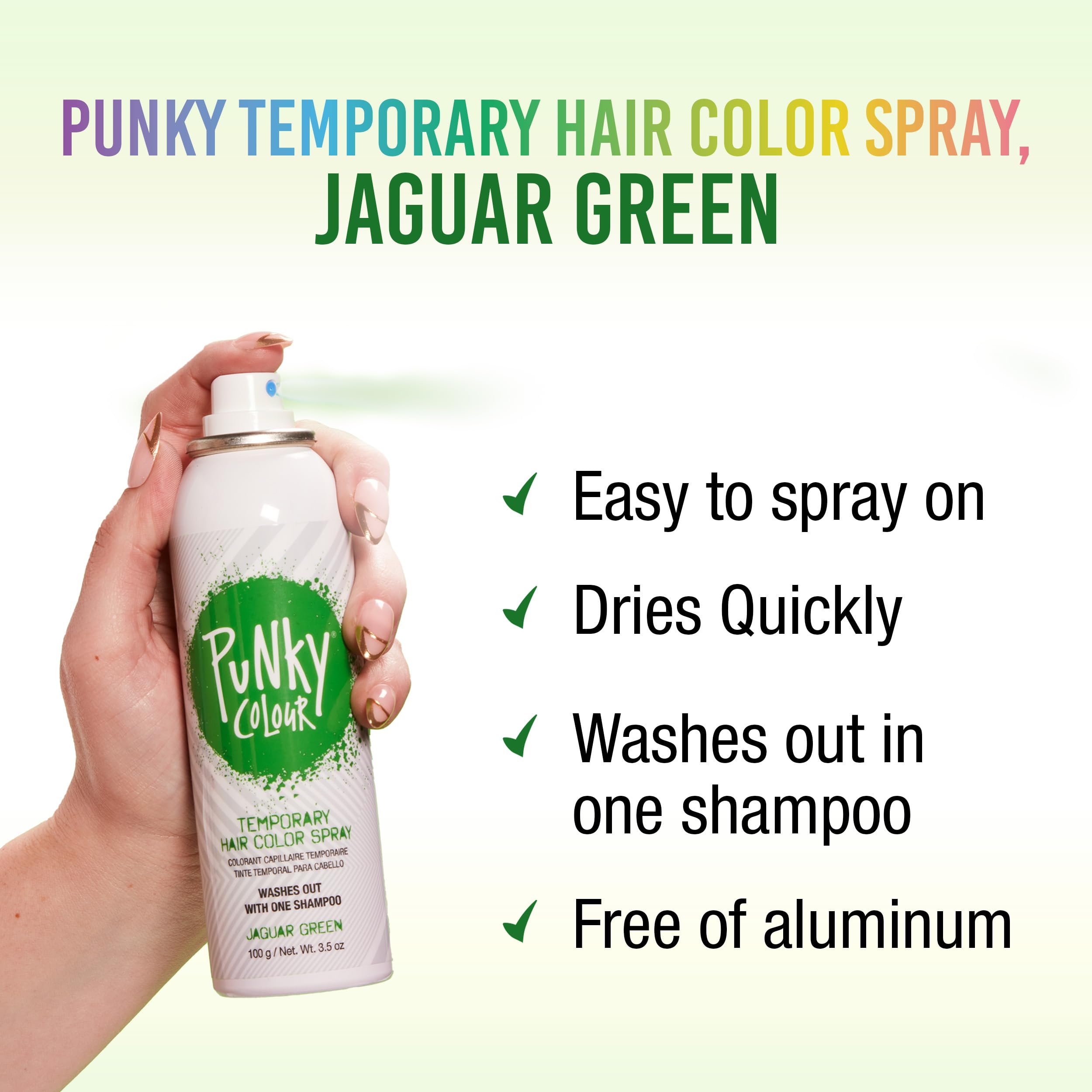 Jerome Russell Temp Ry Color Spray Jaguar Green 3 5 Oz