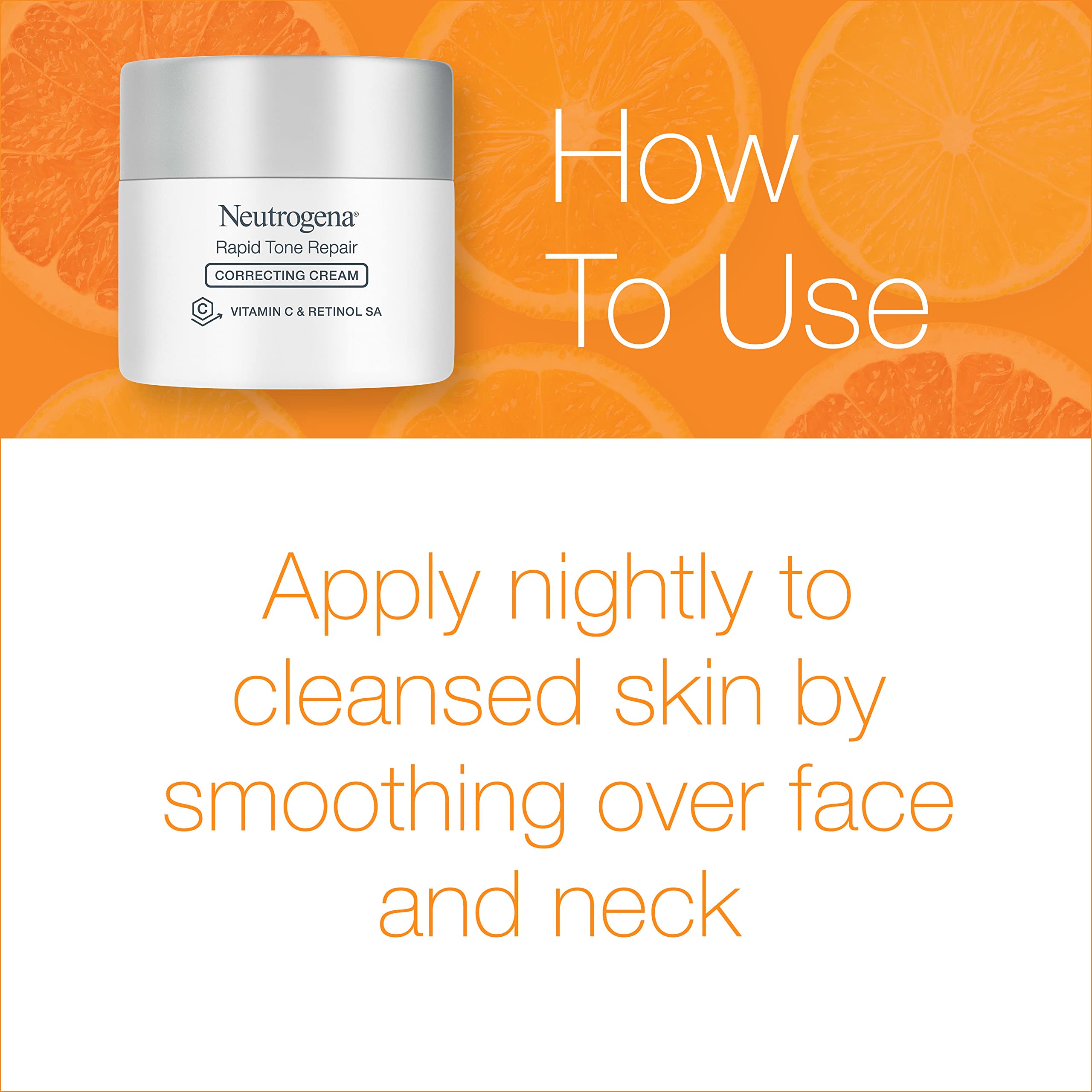 Neutrogena Rapid Tone Repair Retinol + Vitamin C Face Moisturizer, Dark Spot Corrector, Anti-Aging Face Cream for Even Tone 1.7 oz + Trial Size Hydro Boost Facial Cleanser, 0.5 fl. oz