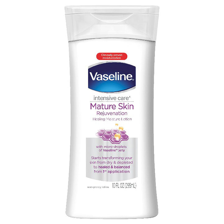 Vaseline 10 Oz, Mature Skin Rejuvenation : Intensive Care Lotion Mature, Skin Rejuvenation 10 Oz