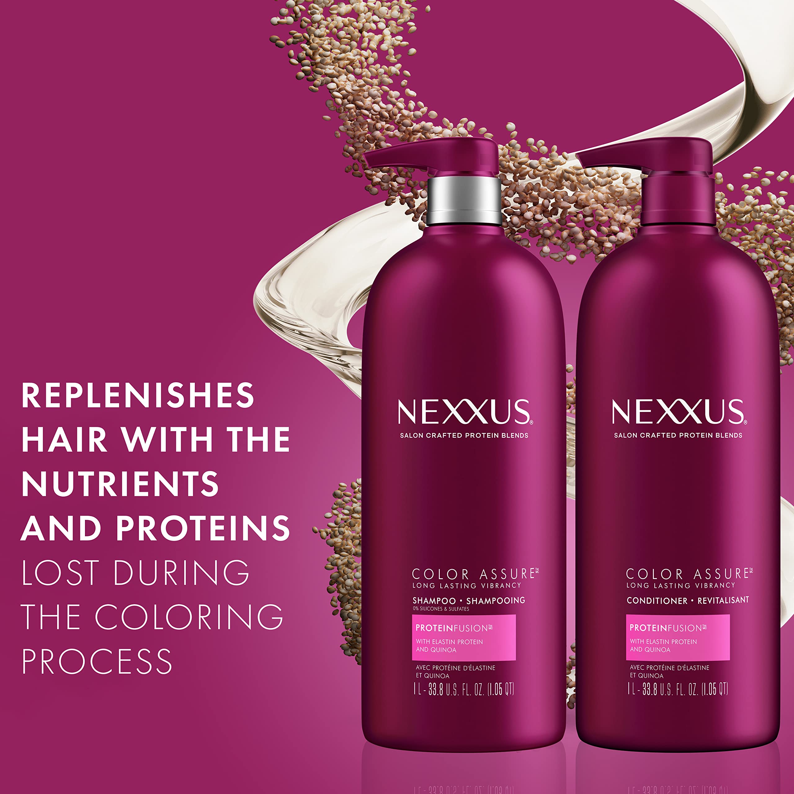 Nexxus Color Assure Conditioner, for Color Treated Hair 33.8 oz