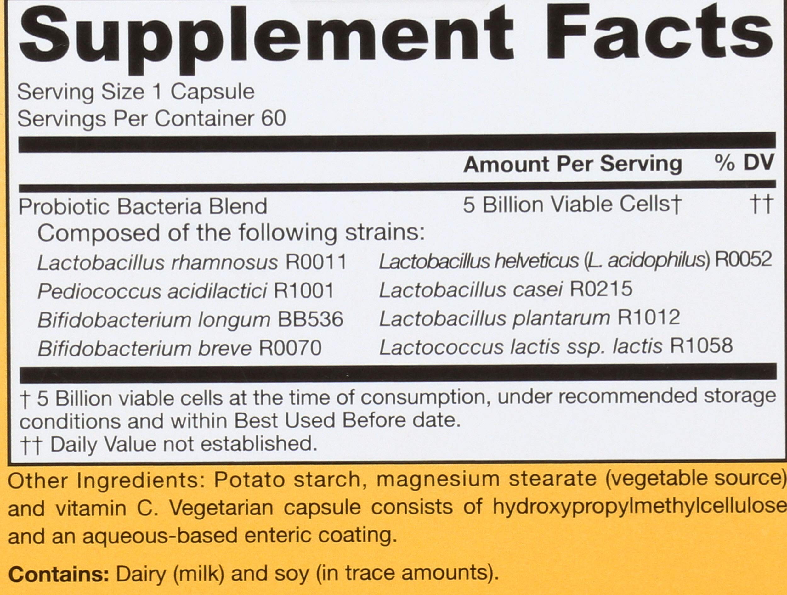 Jarrow Formulas Jarro-Dophilus EPS Vegetarian Capsules, 60 CT