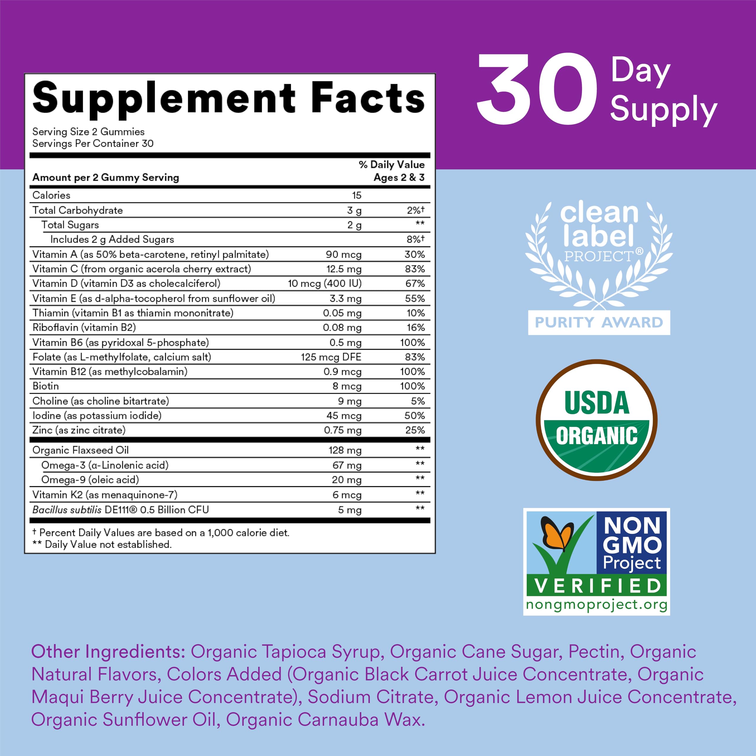 SmartyPants Complete Toddler Multivitamin, 60 Count (Pack of 1)