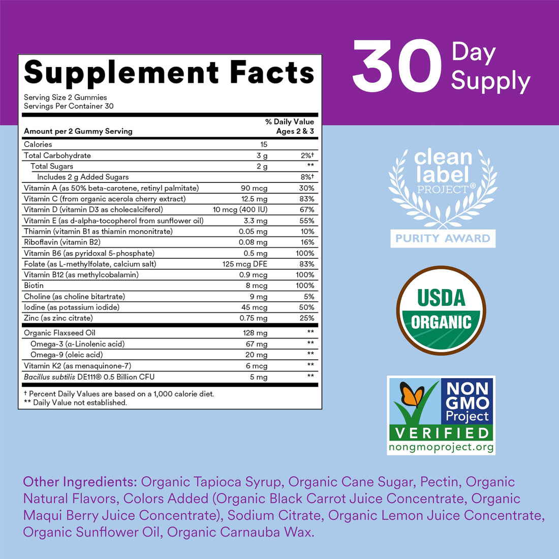 SmartyPants Complete Toddler Multivitamin, 60 Count (Pack of 1)