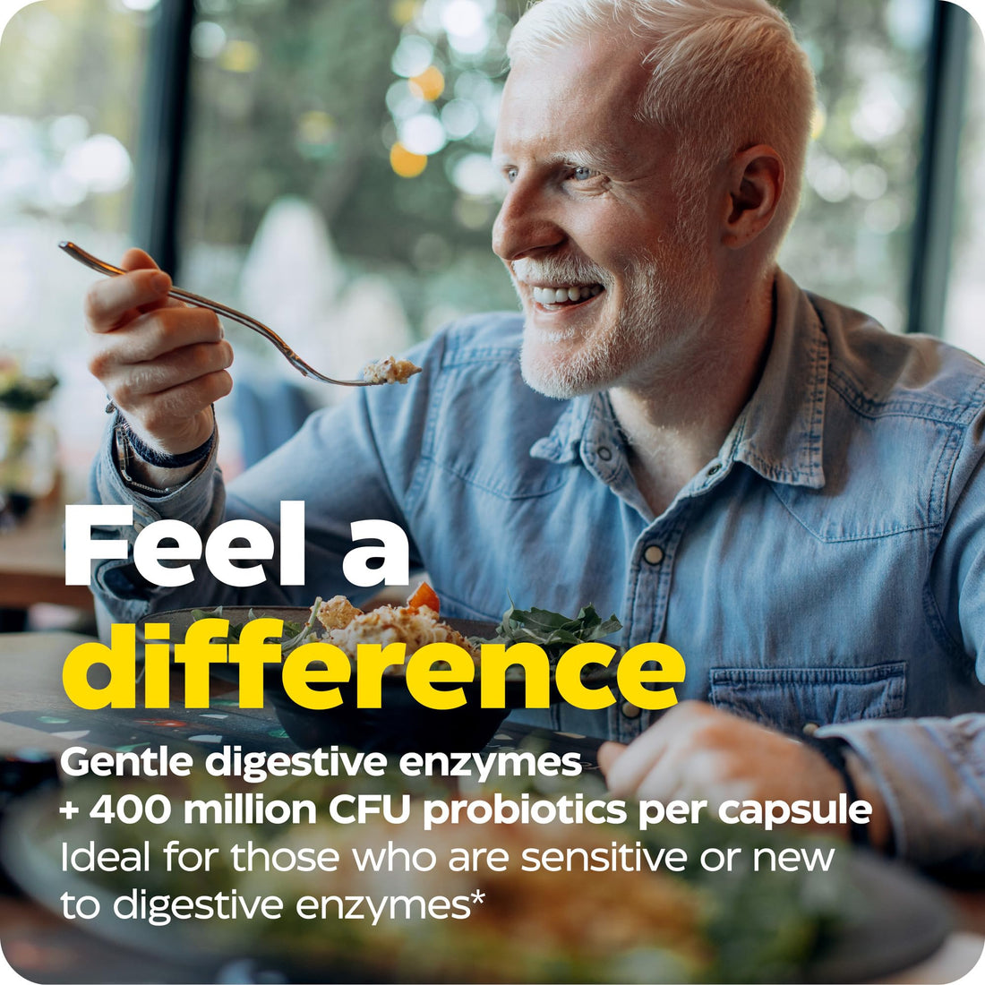 Enzymedica, Digest Basic + Probiotics, Gentle Digestive Enzymes with 400 Million CFU Active Cultures per Capsule, 30 Capsules