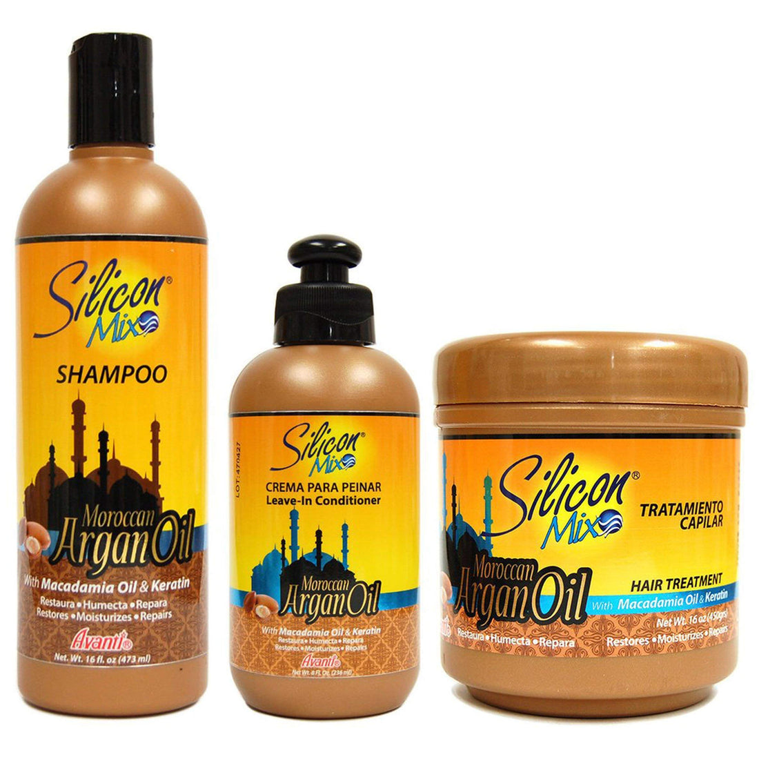 Silicon Mix Argan Oil Full Set