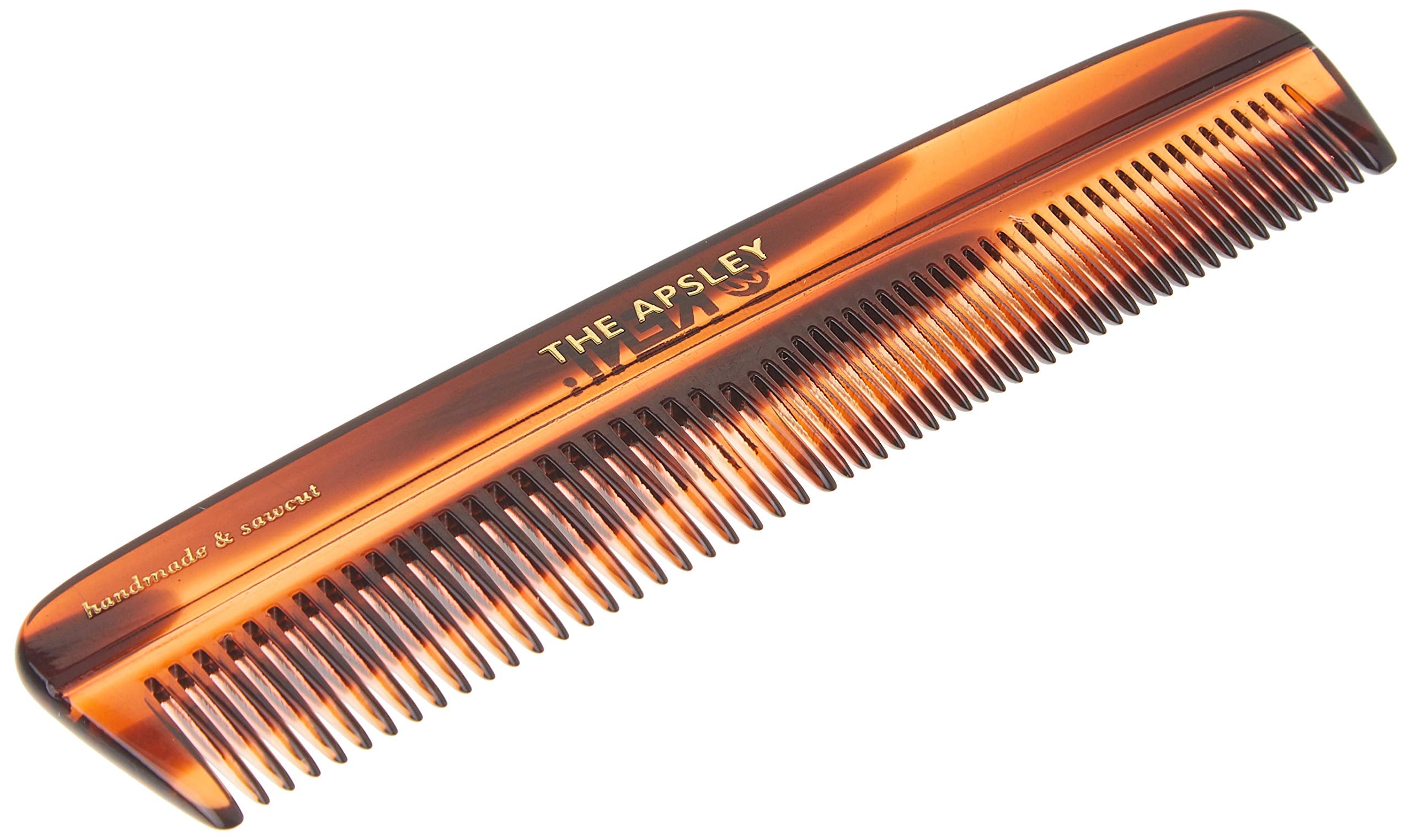 Kent Handmade Small Fine/Coarse Toothed Pocket Hair Comb, 13 cm Length