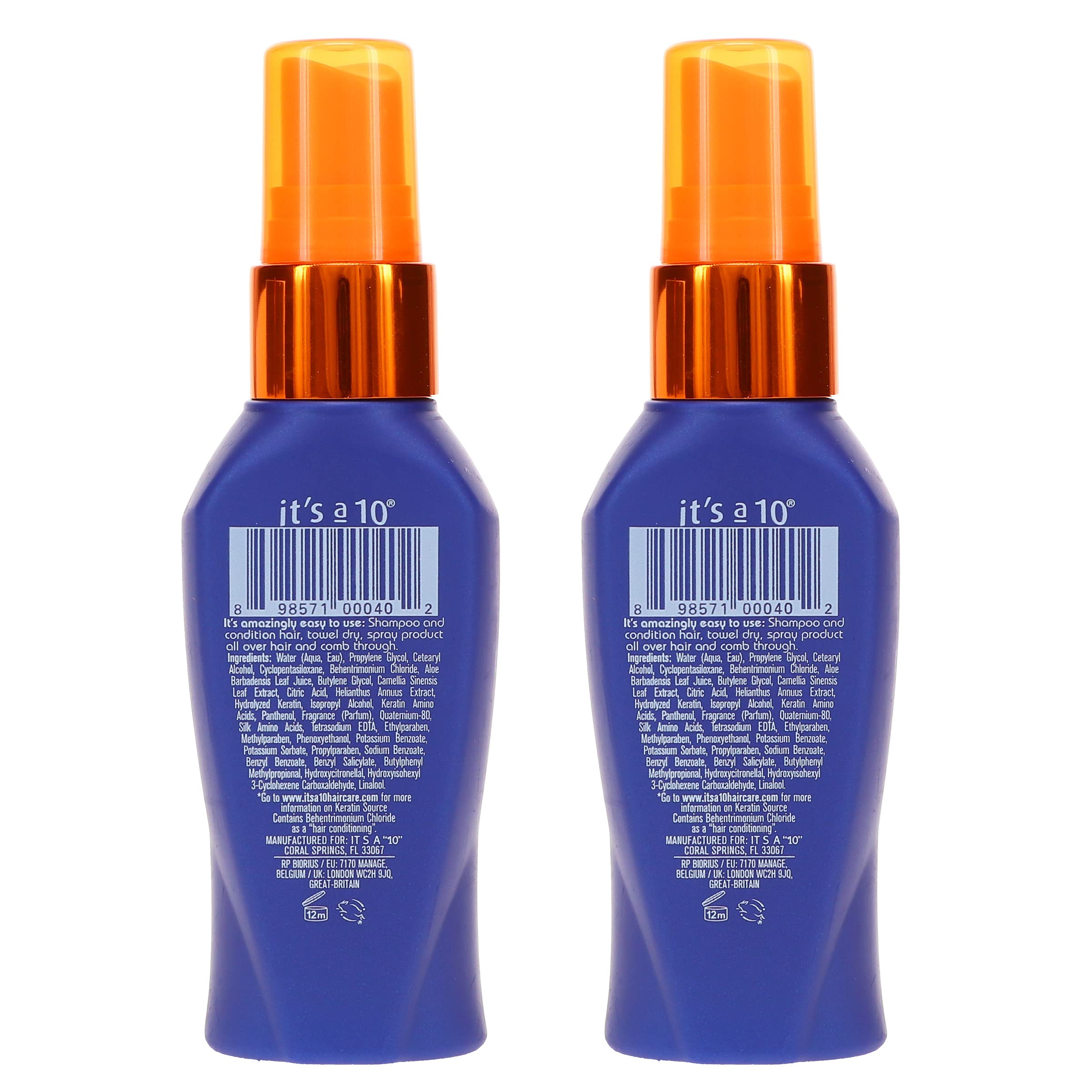 Its A 10 + Keratin Mir Le Size 2z Its A 10 + Miracle Leave-In Plus Keratin 2z