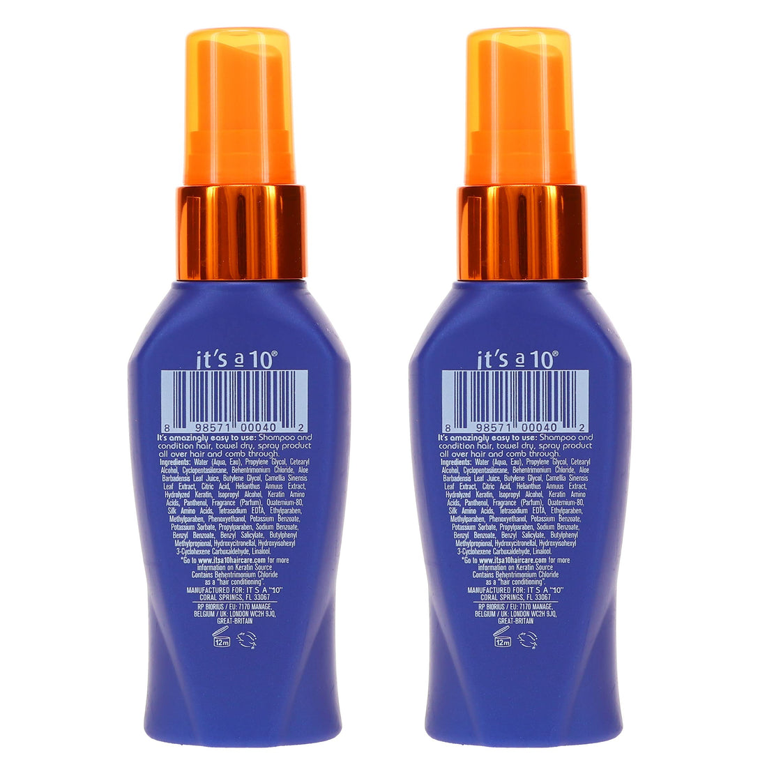 Its A 10 + Keratin Mir Le Size 2z Its A 10 + Miracle Leave-In Plus Keratin 2z