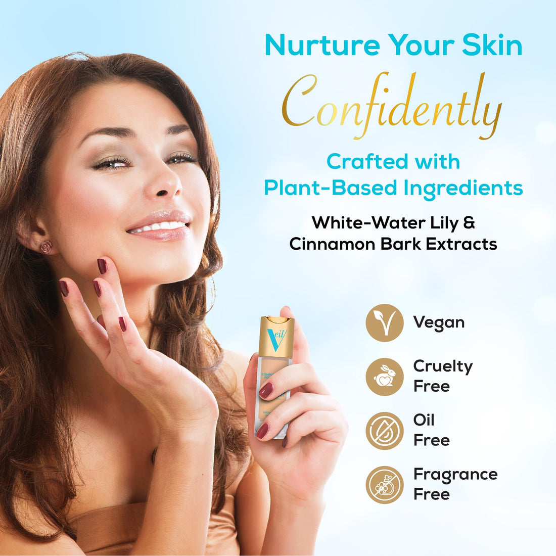 1N : Veil Cosmetics Sunset Skin Foundation (1N)