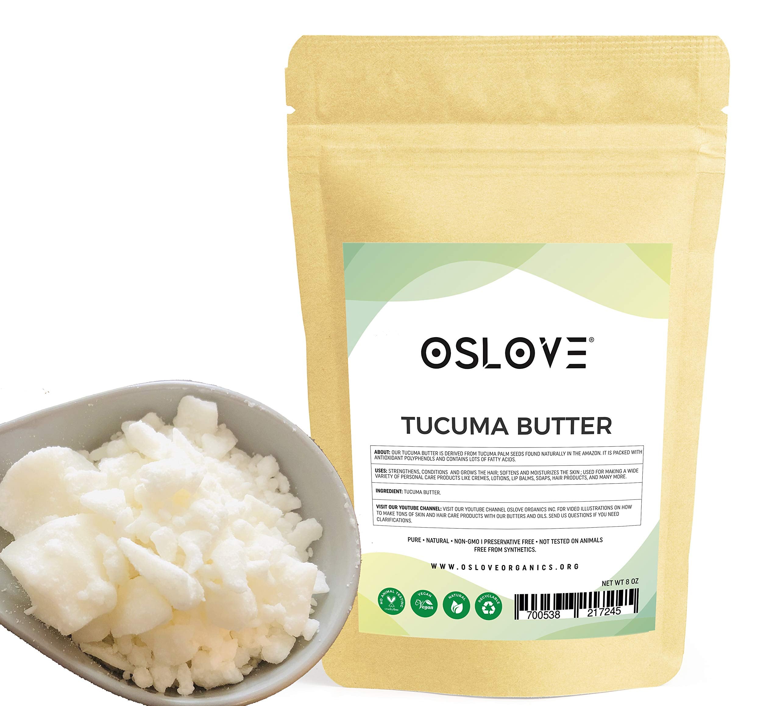 100% Pure Tucuma Butter 8oz