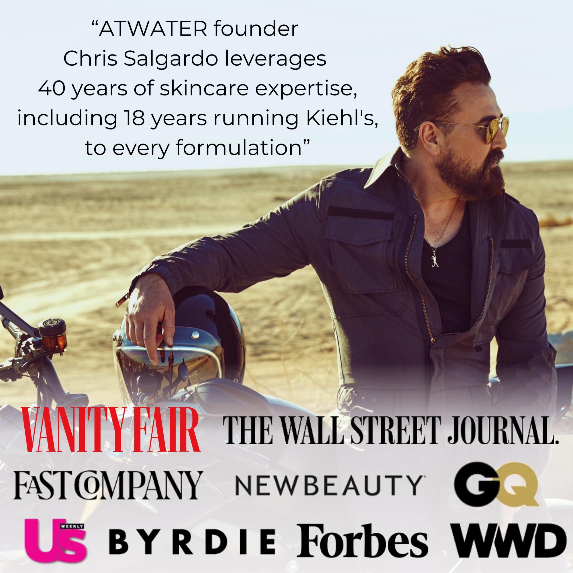 ATWATER Mens Face Moisturizer with Oil Control Complex, Unscented Lightweight Formula - Mens Face Lotion for Oily Skin that Hydrates and Controls Shine - 3.4 oz