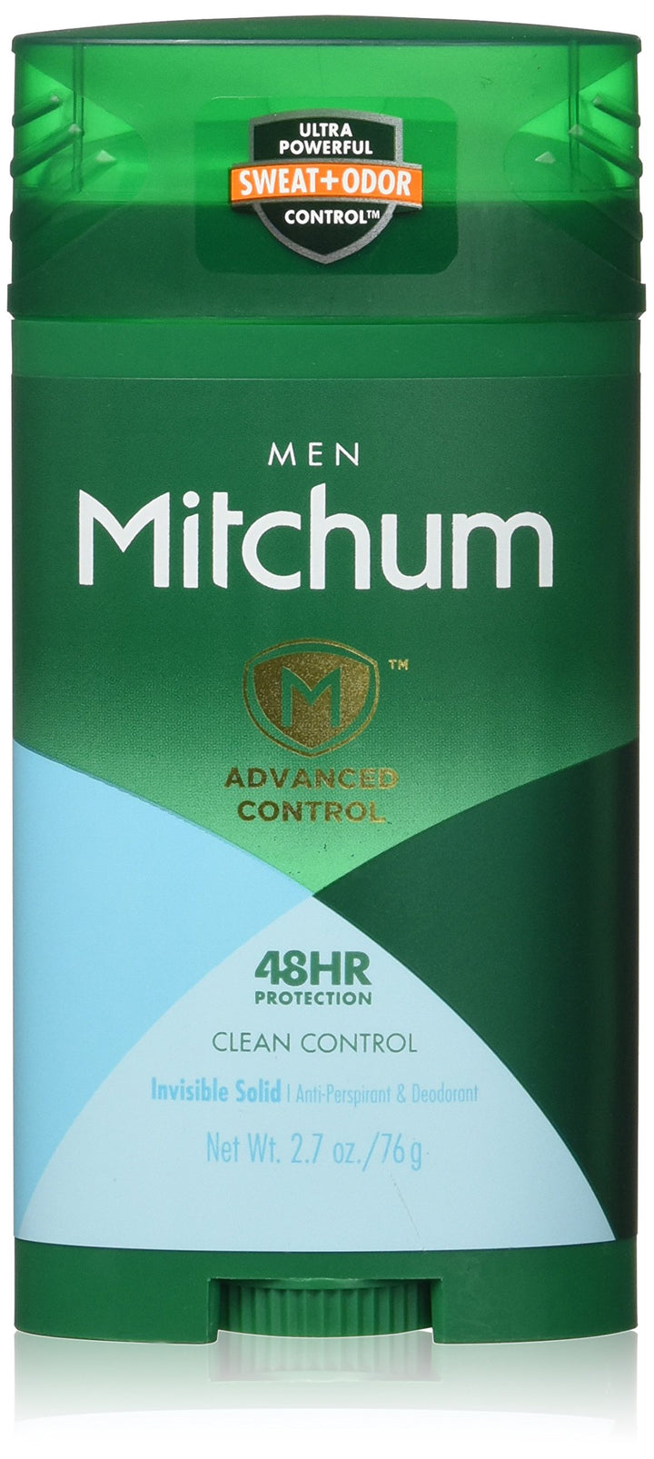Mitchum Advanced Control Invisible Solid, Clean Control, 2.7-Ounce (Pack of 2)