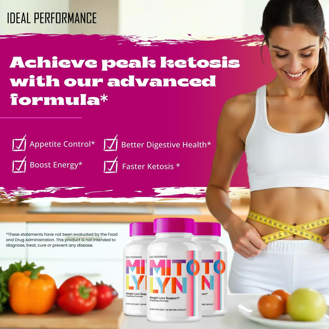 Mitolyn Keto Capsules, Mito Lyn Advanced Formula Pills - Maximum Strength, Mitolyn All Natural Keto Pills, Mitolyn Capsules, Mito lyn Pills Reviews (3 Pack)