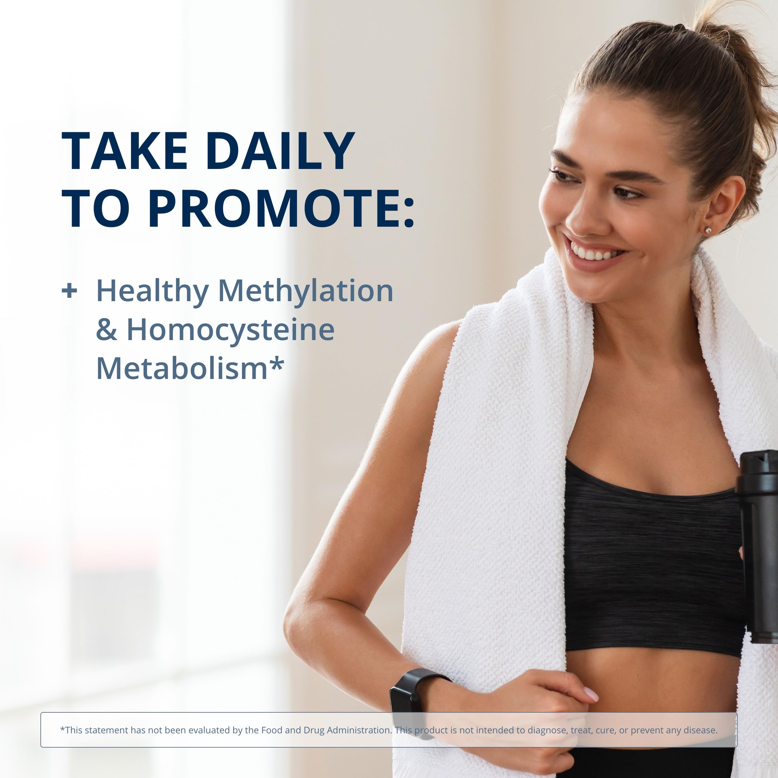 Metagenics MethylCare - 1,330 mcg DFE Folate - for Homocysteine Metabolism & Methylation* - Non-GMO & Gluten-Free - 120 Count