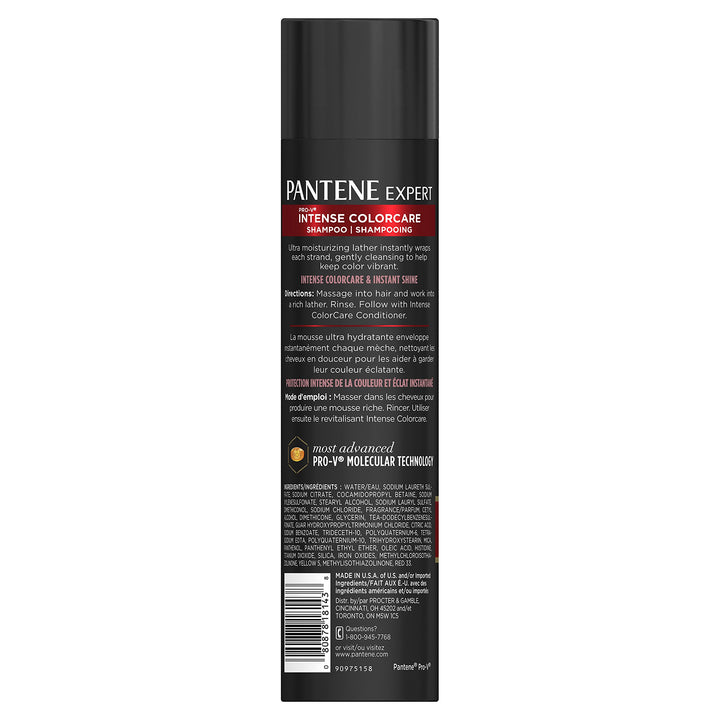 Pantene Expert Pro V Intense Color Care Shampoo, 9.6 Fluid Ounce