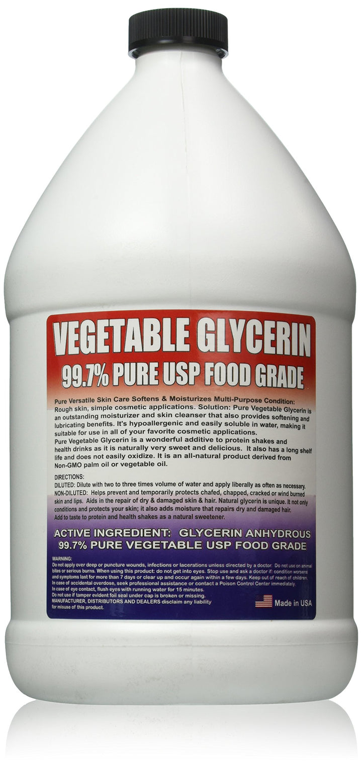 Vegetable Glycerin Food Grade 99.7+%...