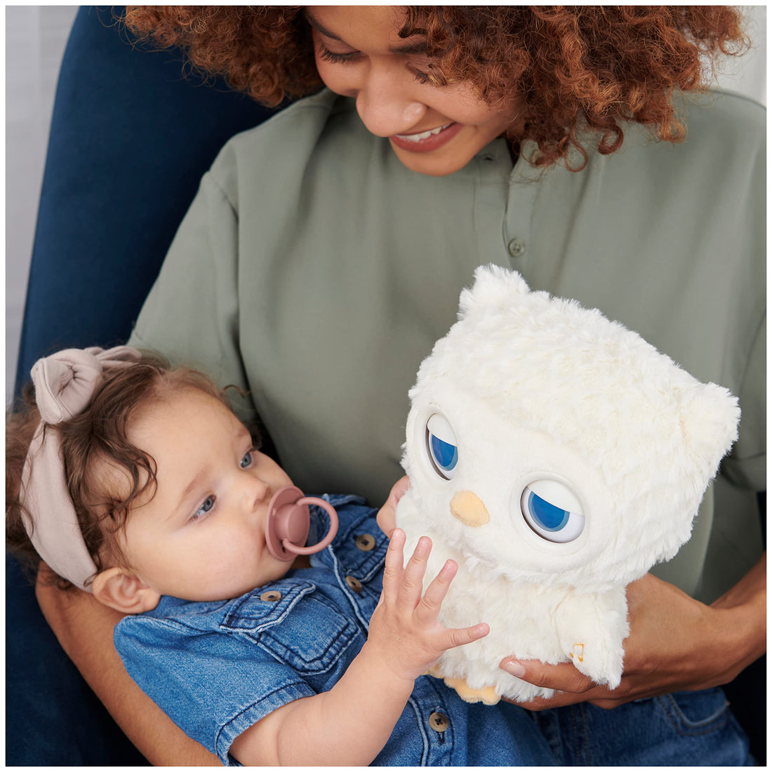 GUND Baby Sleepy Eyes Owl Bedtime Soother Plush Owl Stuffed Animal Night Light & Sound Machine for Baby Boys and Girls, 8ââ‚¬Â