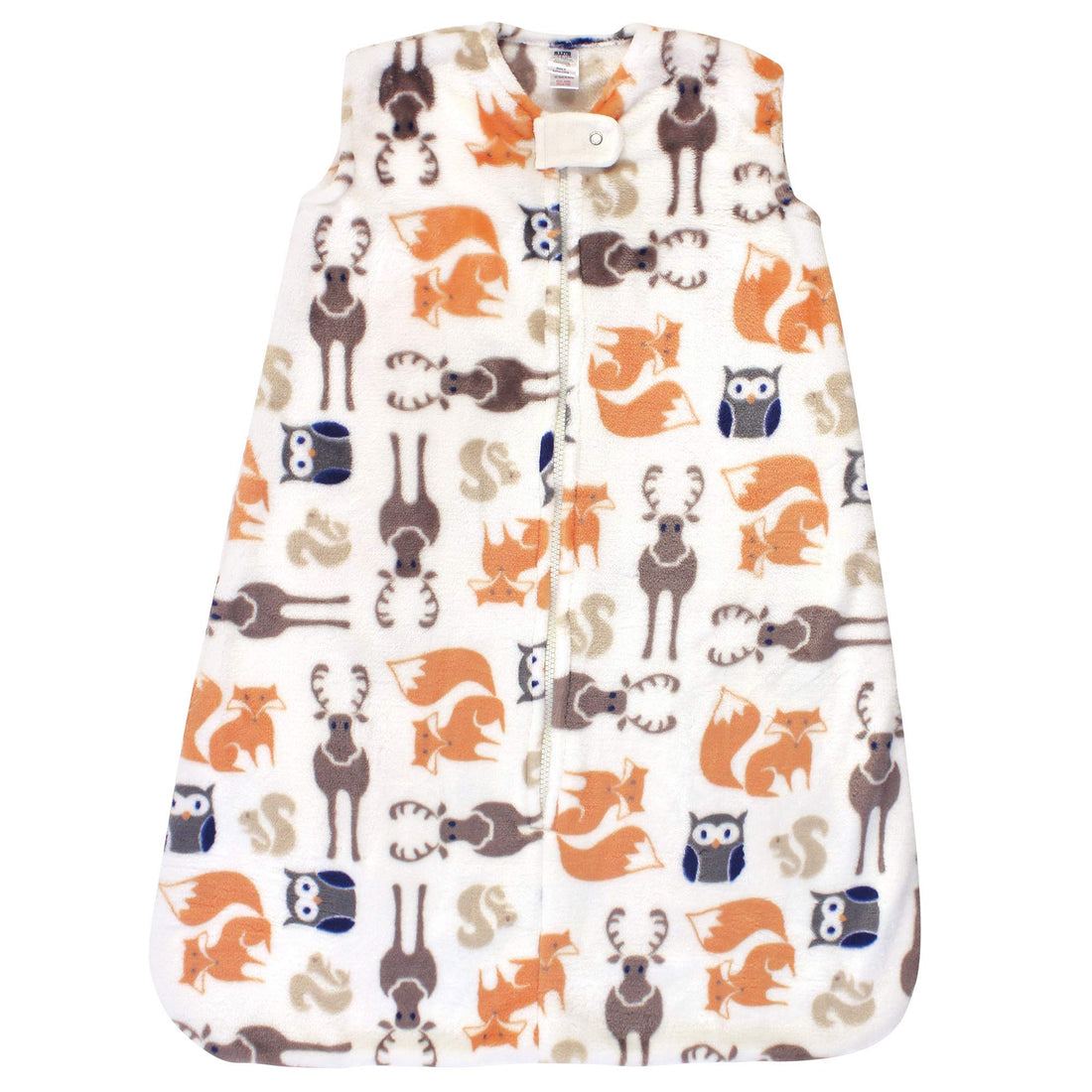 Hudson Baby Unisex Baby Plush Sleeping Bag, Sack, Blanket, Forest, 0-6 Months