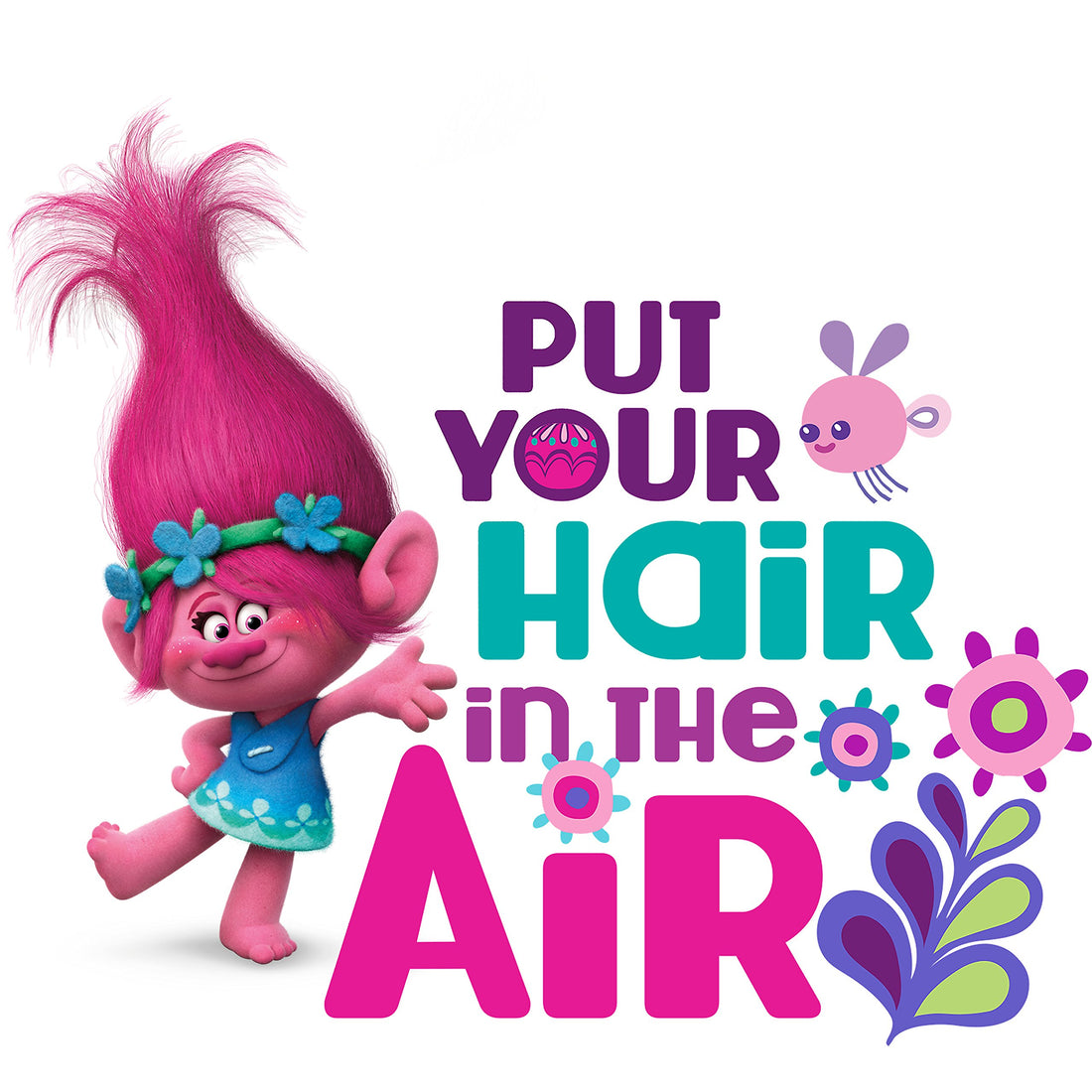 Goody Girls Trolls Hugtime Ribbon Hair Elastics (Pack of 3)