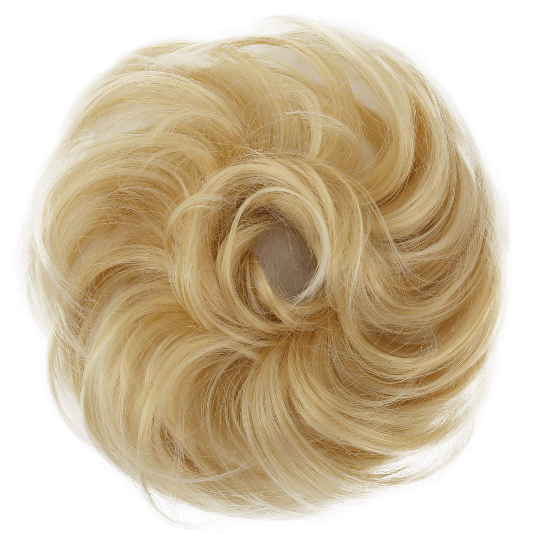 blond mix 86AT613 : PRETTYSHOP Scrunchie Bun Up Do Hair piece Hair Ribbon Ponytail Extensions Wavy Curly or Messy Various Colors(blond mix 86AT613)