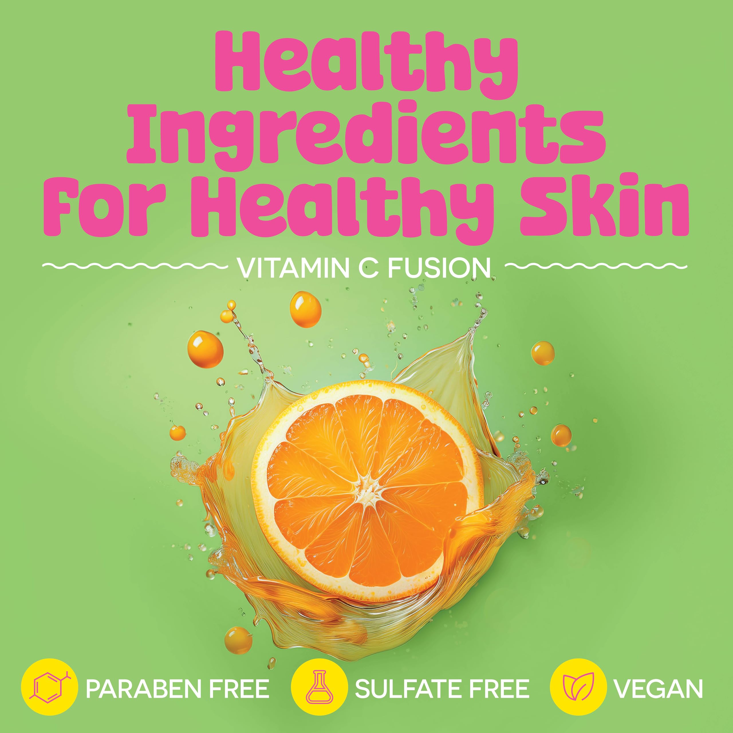 BeYOUtiful Vitamin C Face Serum, Preppy Skin Care for Teens, Tweens, and Kids, Acne Treatment for Girls and Boys, Brightening Moisturizer, 1.35 fl oz.