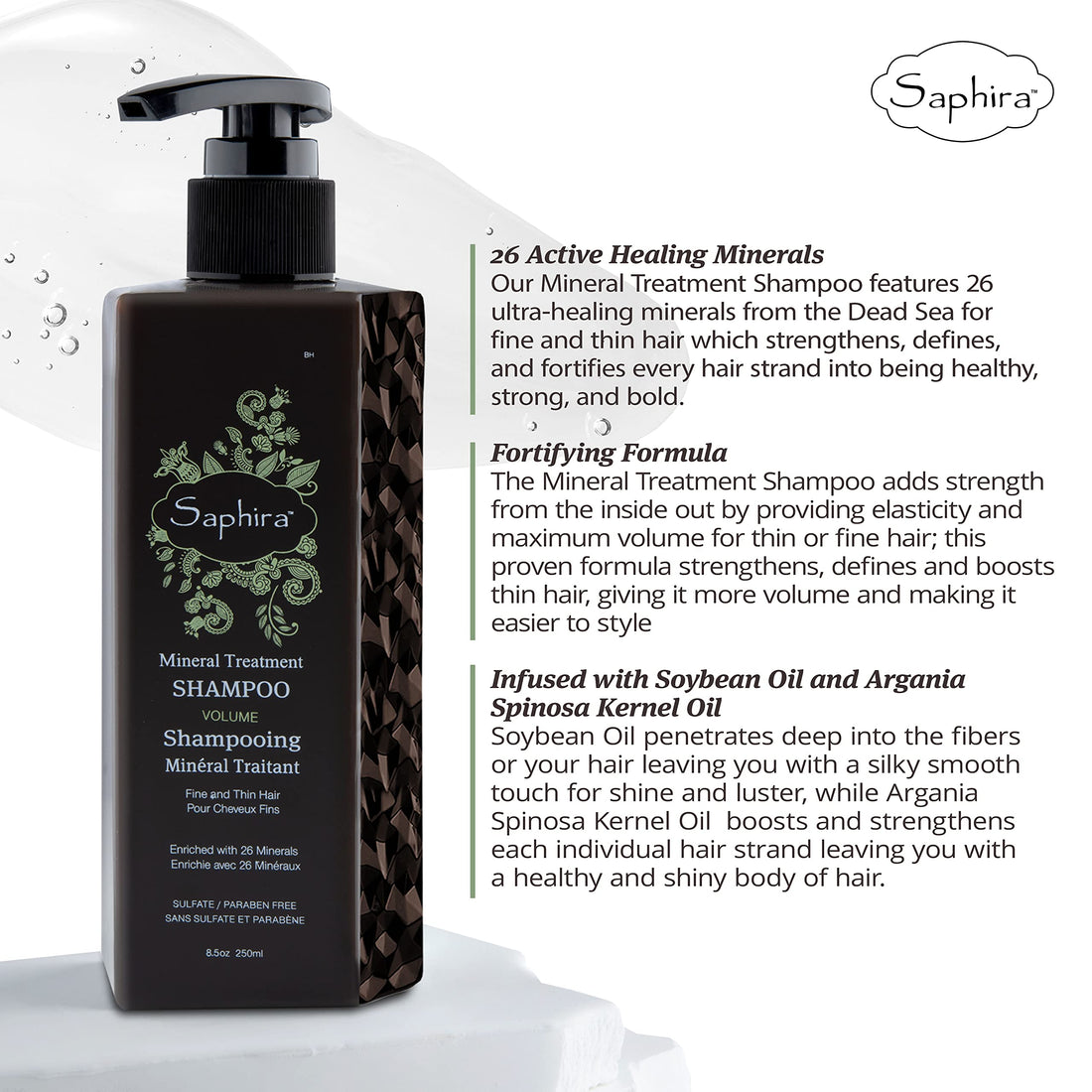SAPHIRA Mineral Treatment Shampoo