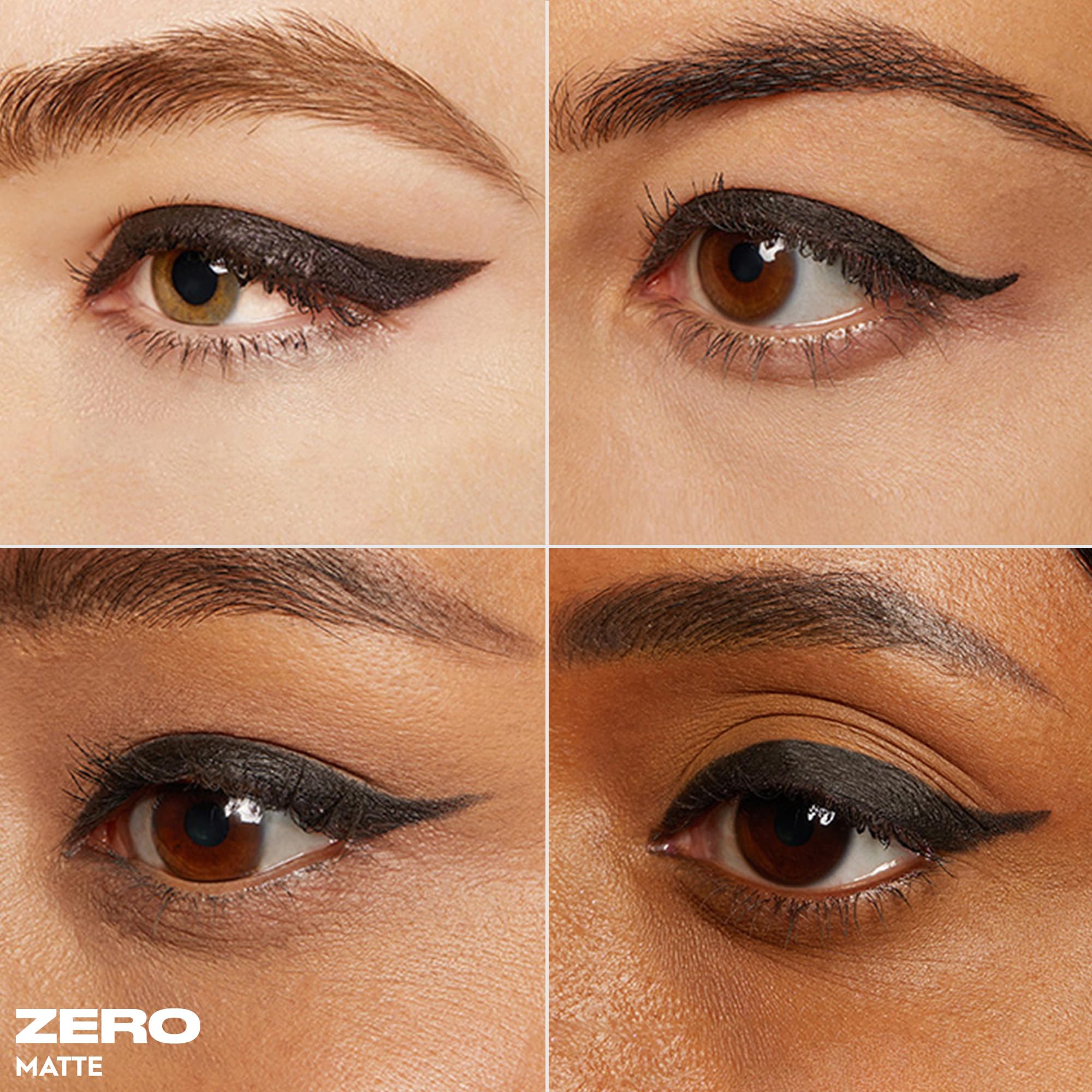 URBAN DECAY 24/7 Glide-On Waterproof Eyeliner Pencil (Zero - Black Matte) - Smudge-Proof, Transfer-Proof, Smooth No-Tug Formula, Hydrating Vitamin E & Jojoba Oil - 0.04 Oz