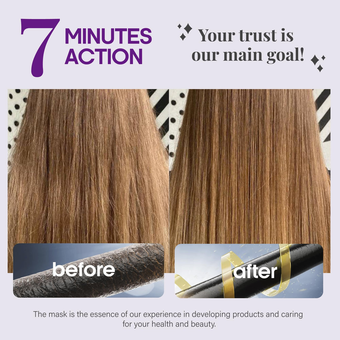 Hydrating Hair Mask - For Dry Damaged Hair - Moisturizing Keratin Treatment - Argan & Coconut Oil | Biotin | Collagen - Deep Conditioning, Anti Frizz Product for Women - Care for All HairTypes, 10 Oz