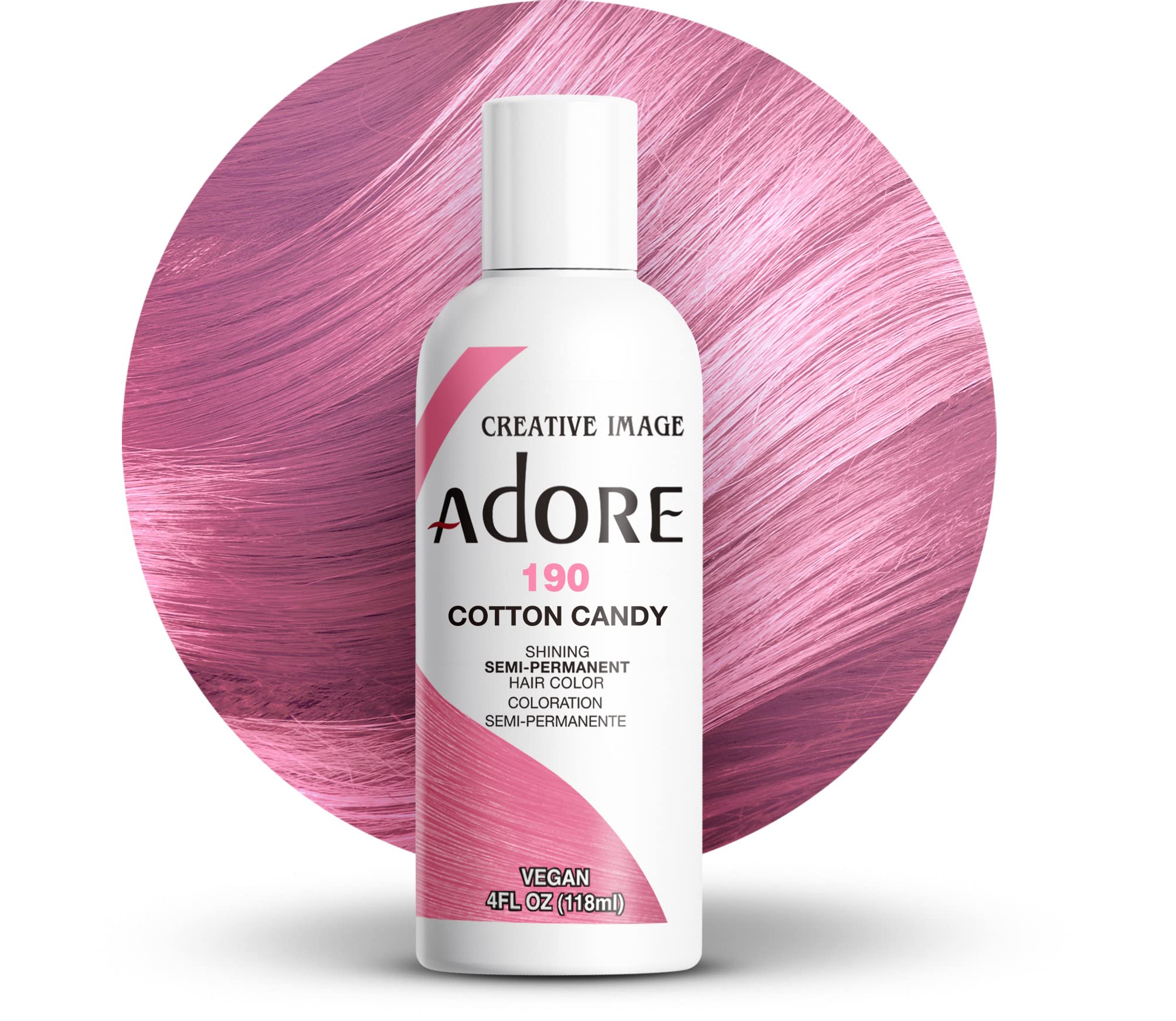 Adore Semi-Permanent Hair Color (#190 Cotton Candy) by Adore