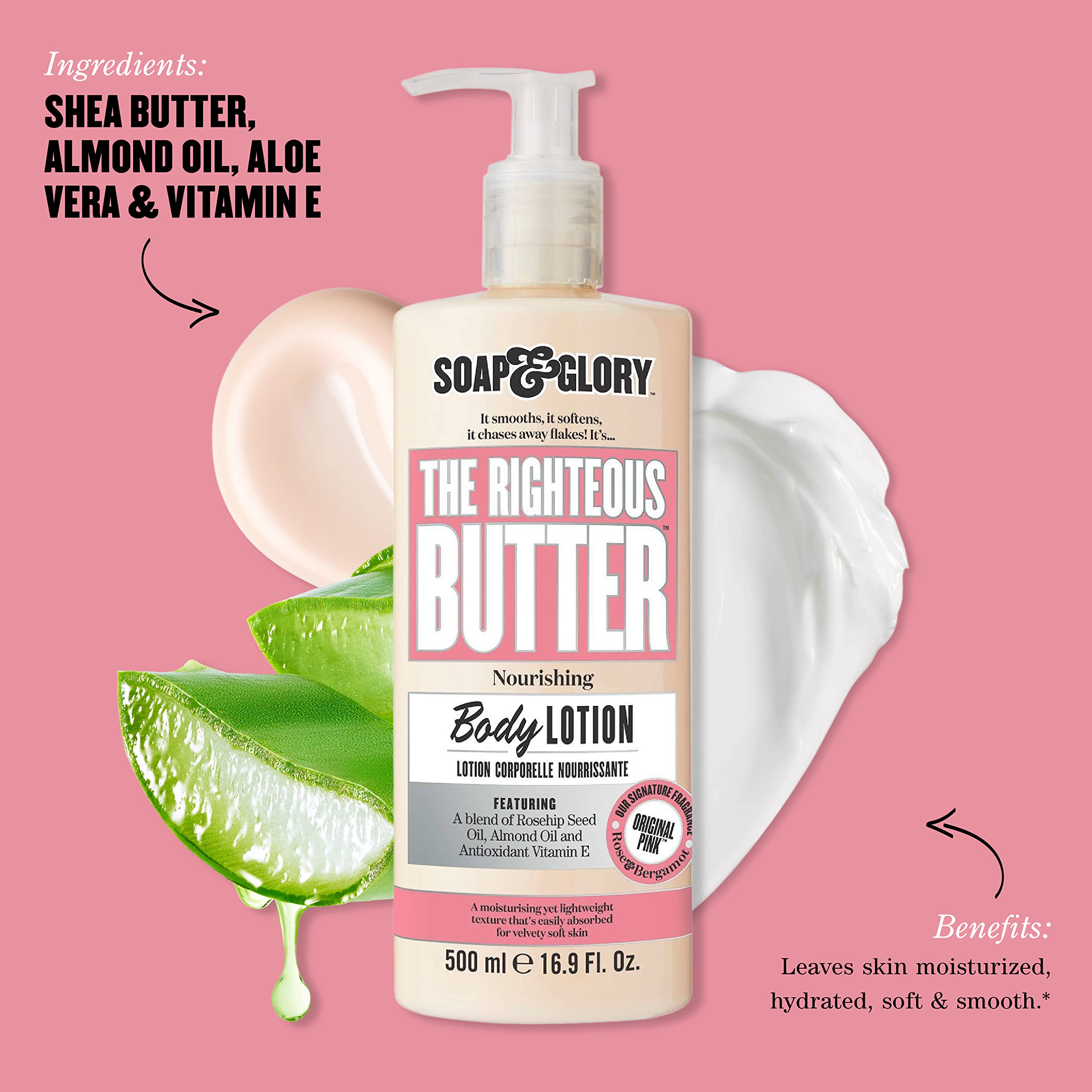Soap & Glory The Righteous Butter Body Lotion 16.2 oz...
