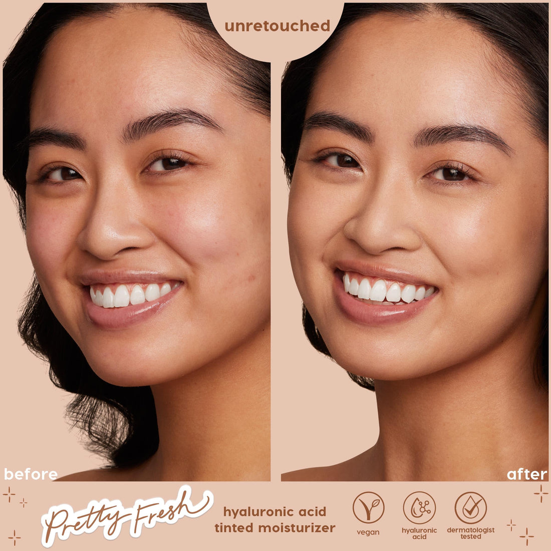 ColourPop Pretty Fresh Tinted Moisturizer - Hydrating Skin Tint with Lightweight Coverage - Formulated with Hyaluronic Acid & Coconut Water for Healthy-Looking Skin - Light 8N (1.45 oz)