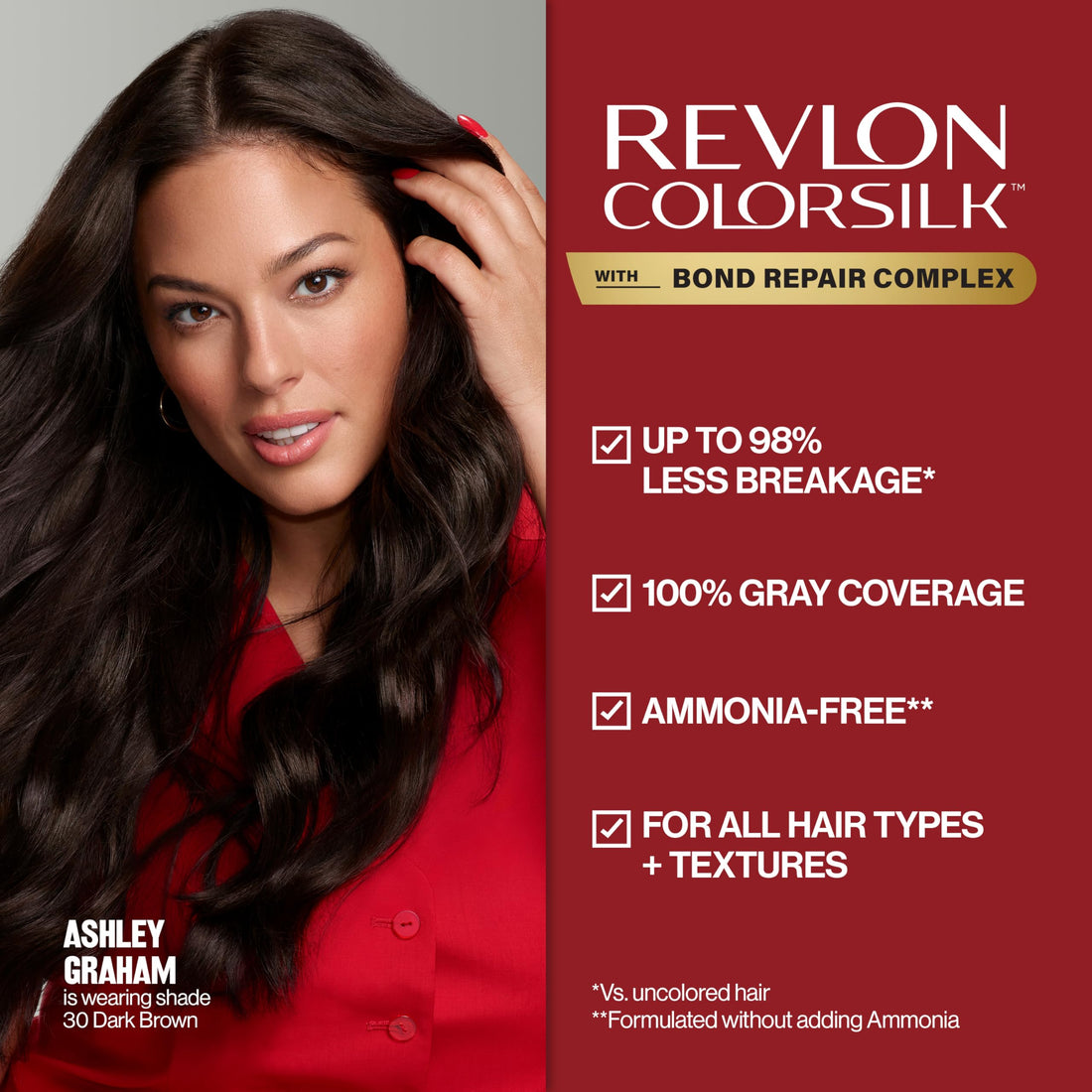 Revlon ColorSilk with Bond Repair Complex, Blonde Permanent Hair Color, 100% Gray Coverage, Ammonia Free Hair Dye, Vegan Keratin, 60 Dark Ash Blonde (Pack of 3)