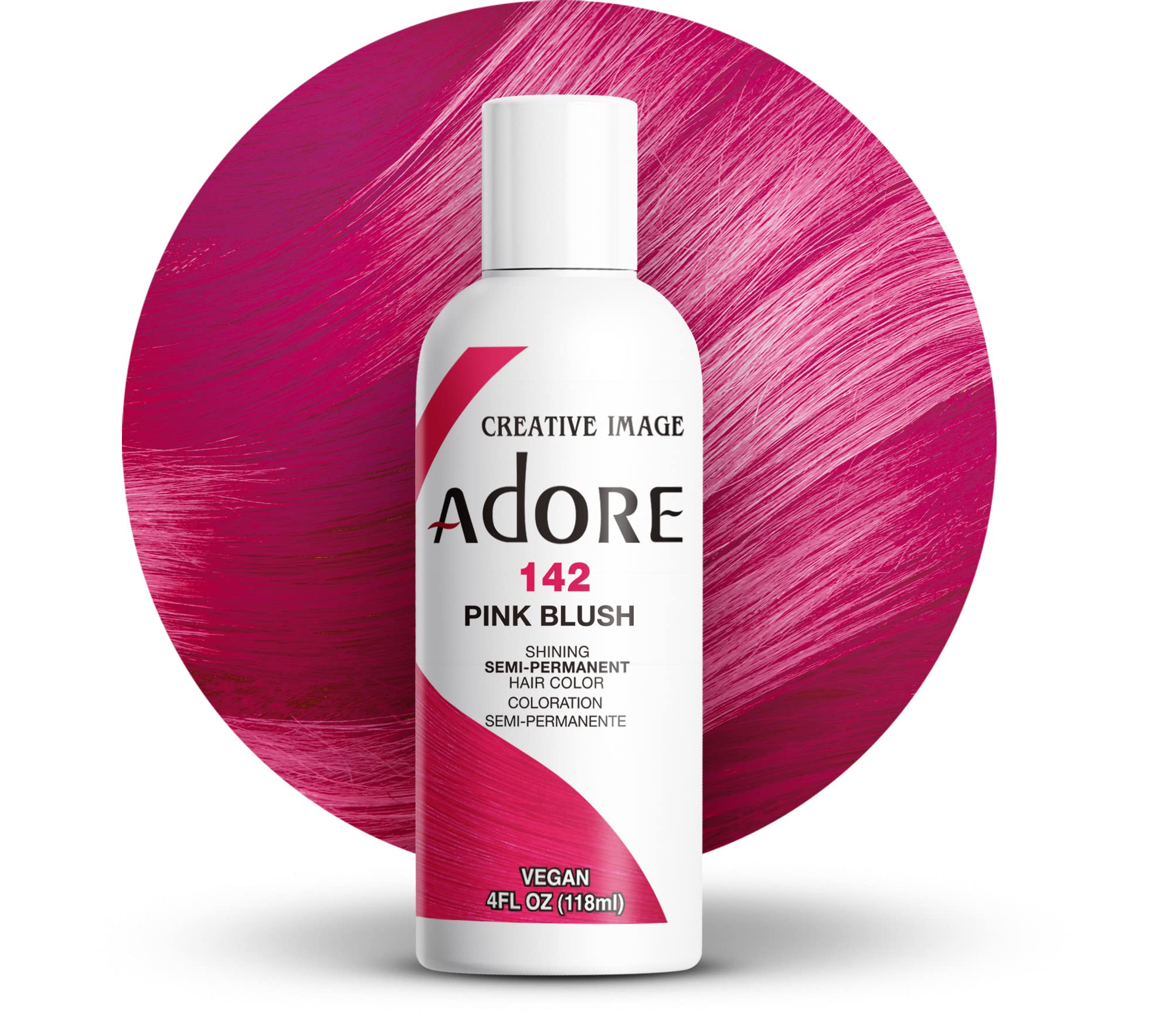 Adore Creative Image Semi-permanent Hair Color #142 Pink Blush by Adore