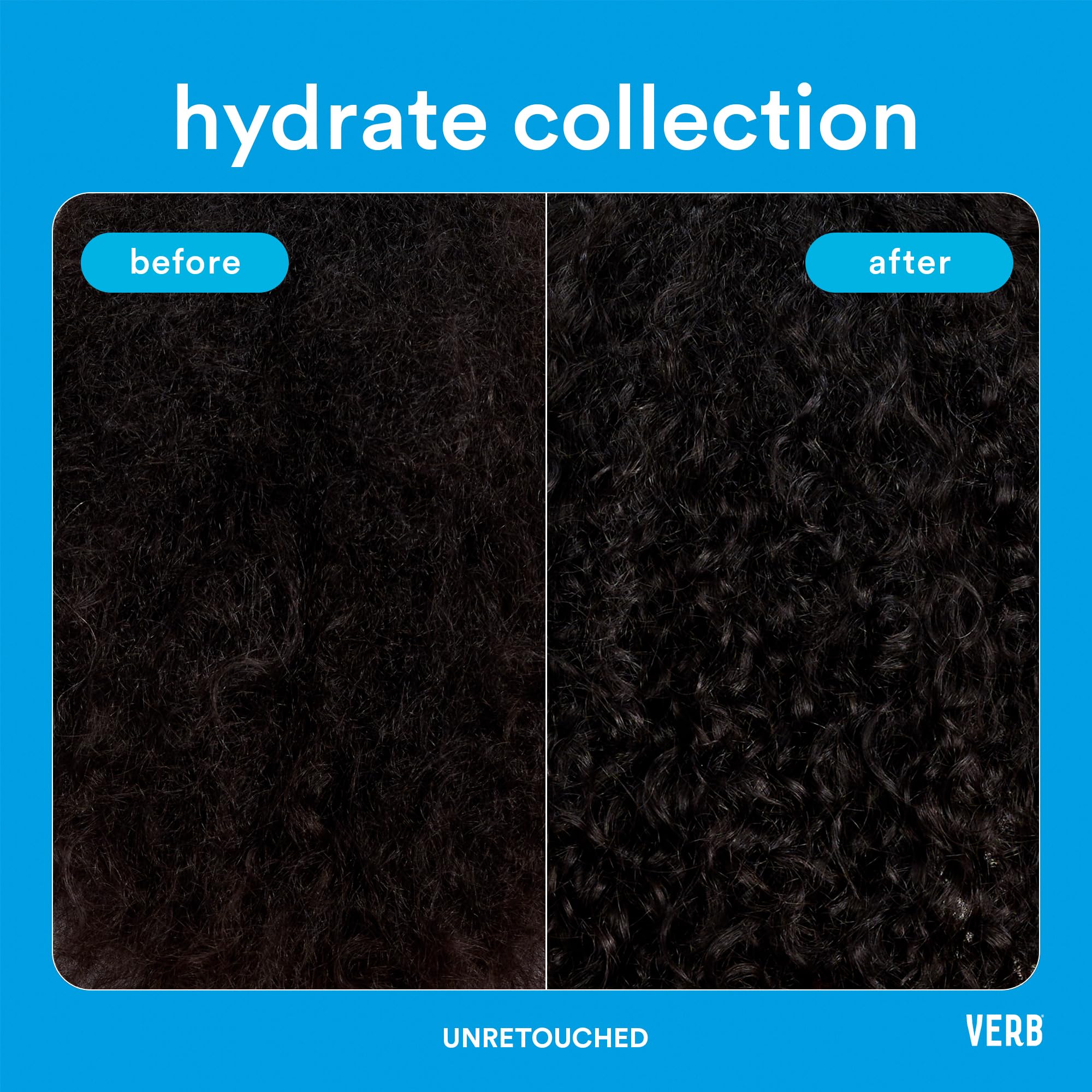 VERB® Hydrate Conditioner Detangles Dry and Frizzy Hair to Reduce Frizz and Add Moisture Hair, 12 oz