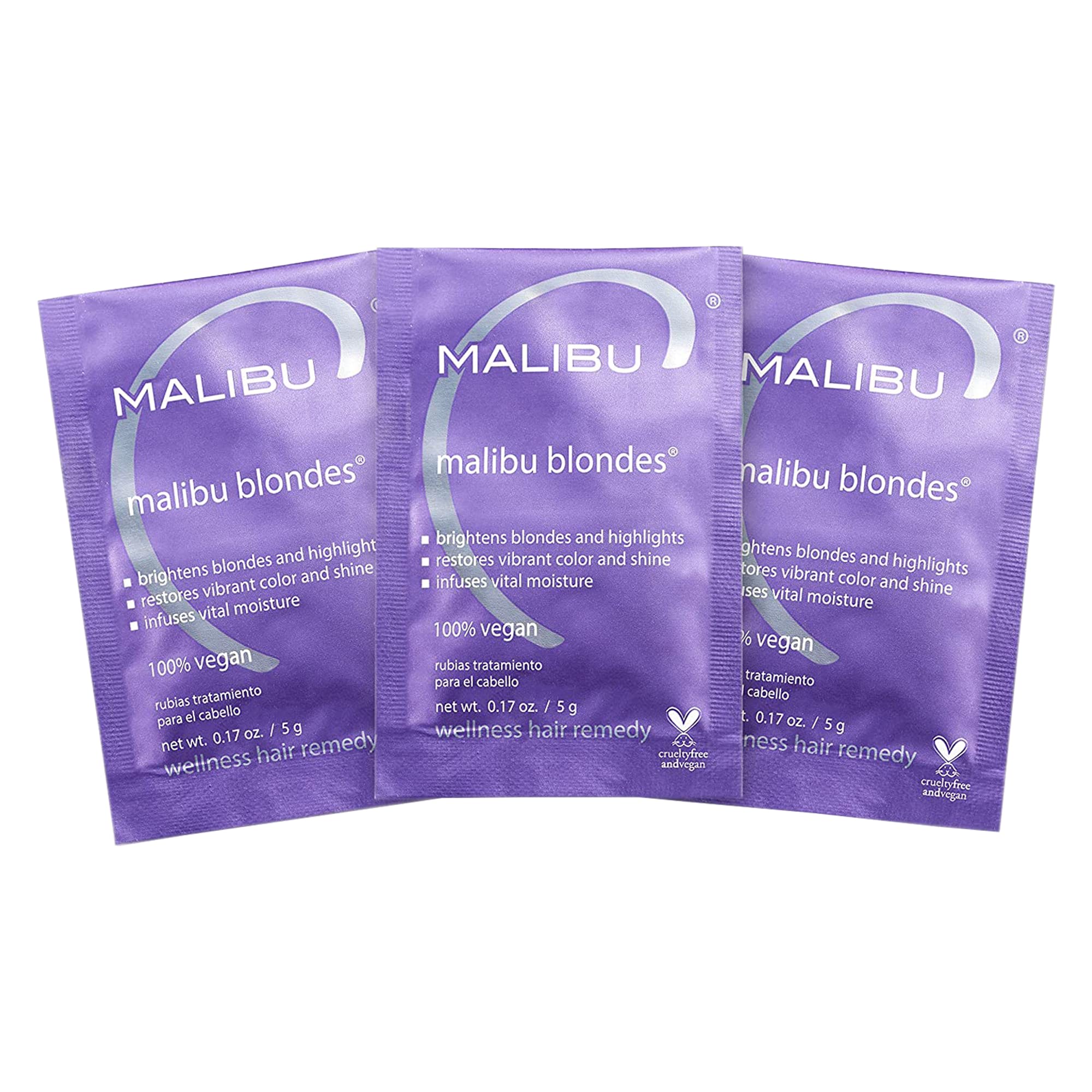 Malibu C Blondes Wellness Hair Remedy, 3 Count