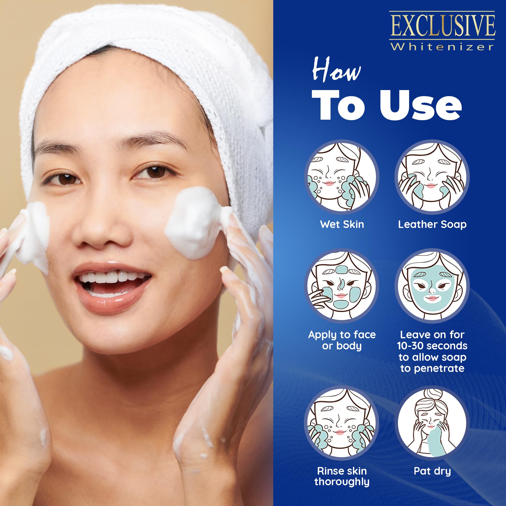 Fair & White Savon Exclusive Whitenizer 7oz (Exfoliating)