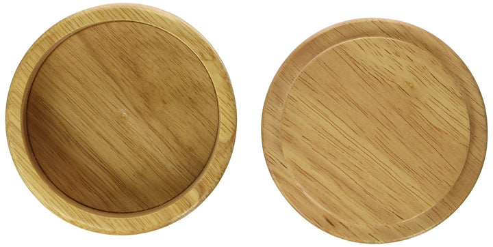 Kingsley Natural Wood Shave Shaving Bowl with Lid