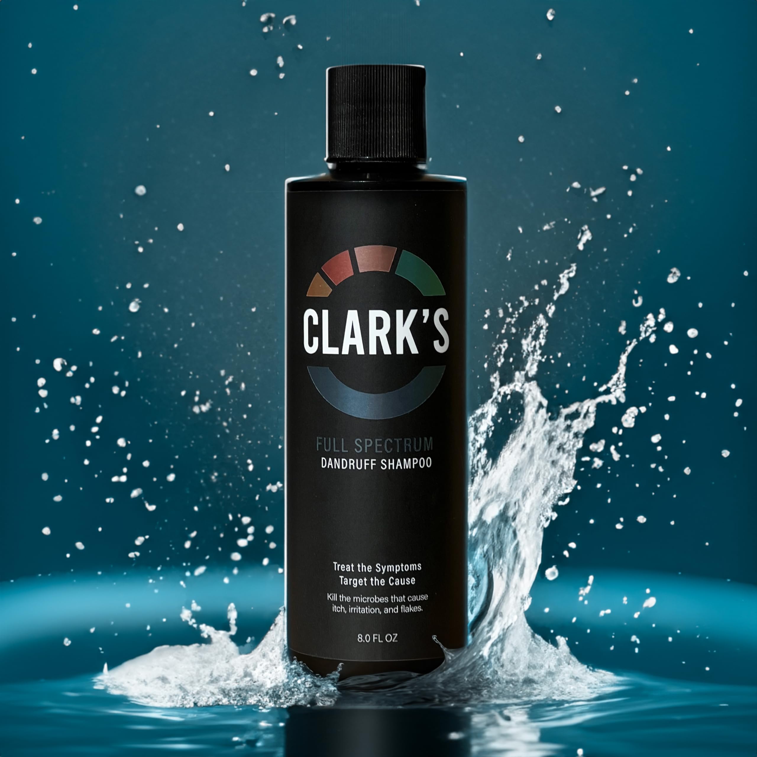 CLARK's Full Spectrum Dandruff Shampoo with Coal Tar, Salicylic Acid, and Sulfur, 8 Fl Oz