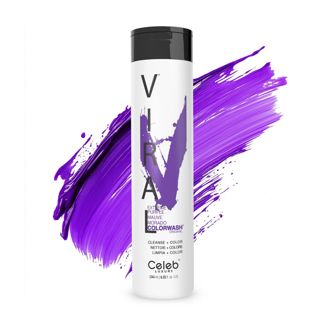 Viral Extreme Purple Color Wash 8.25 fl. oz. (244ml) by GEM LITES