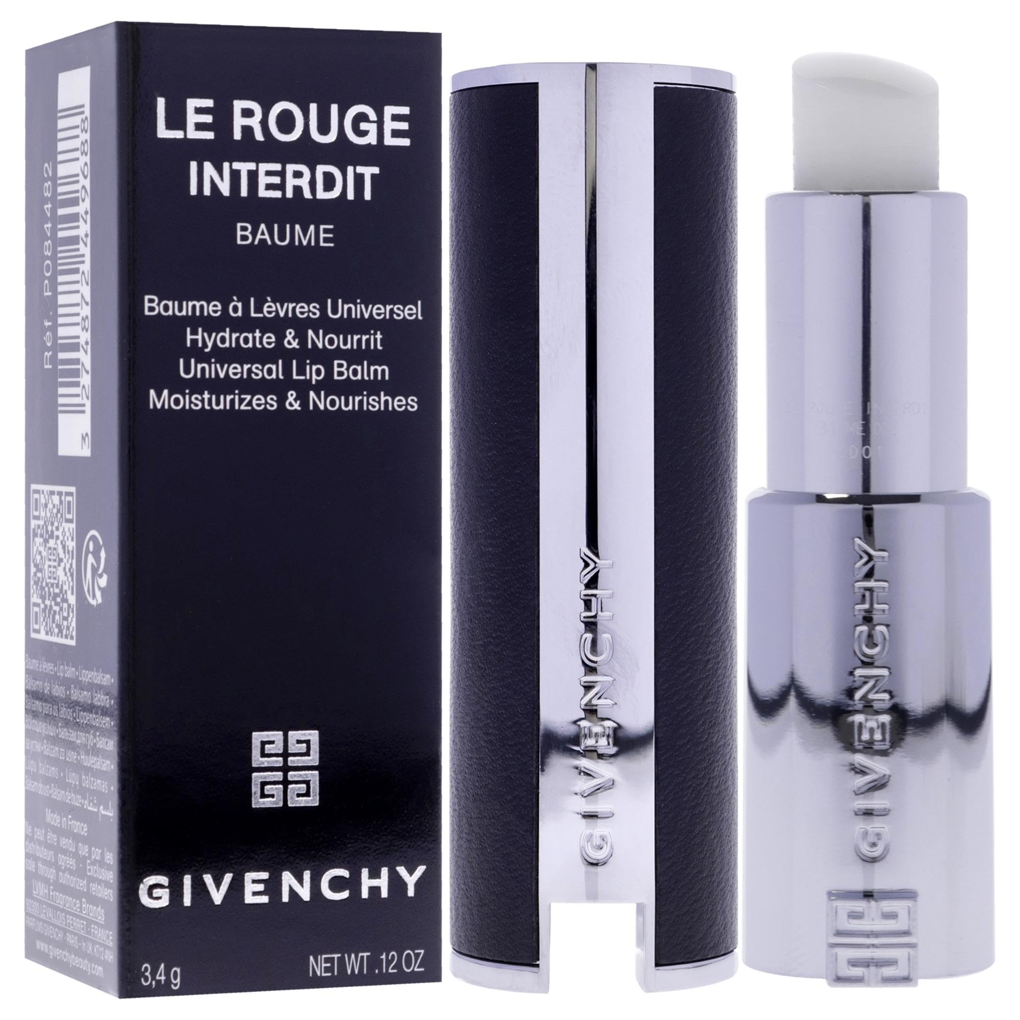 Le Rouge Interdit Lip Balm - N00 Natural Finish by Givenchy for Women - 0.11 oz Lip Balm