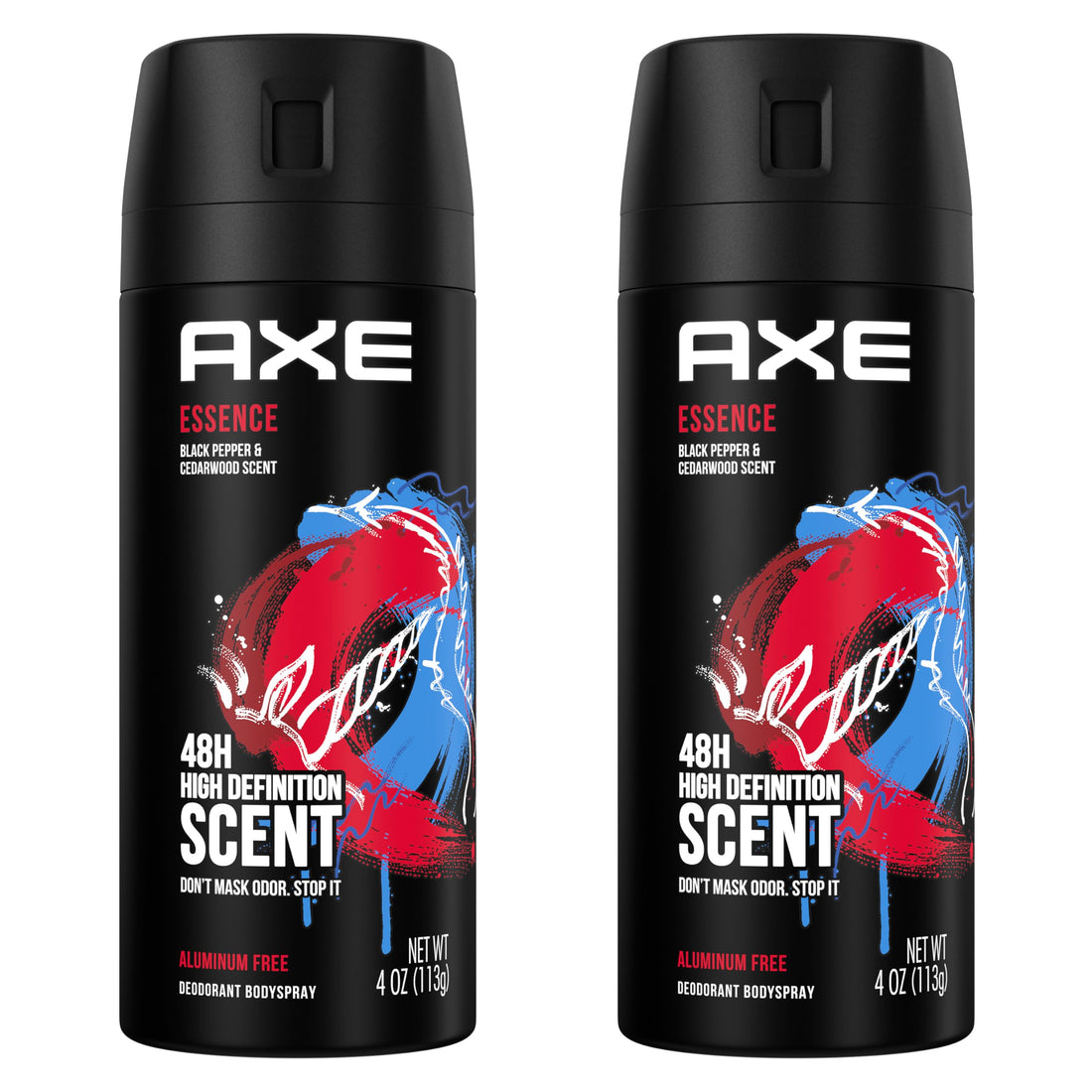 Axe Body Spray Twin Pack, Essence, 8 Ounce