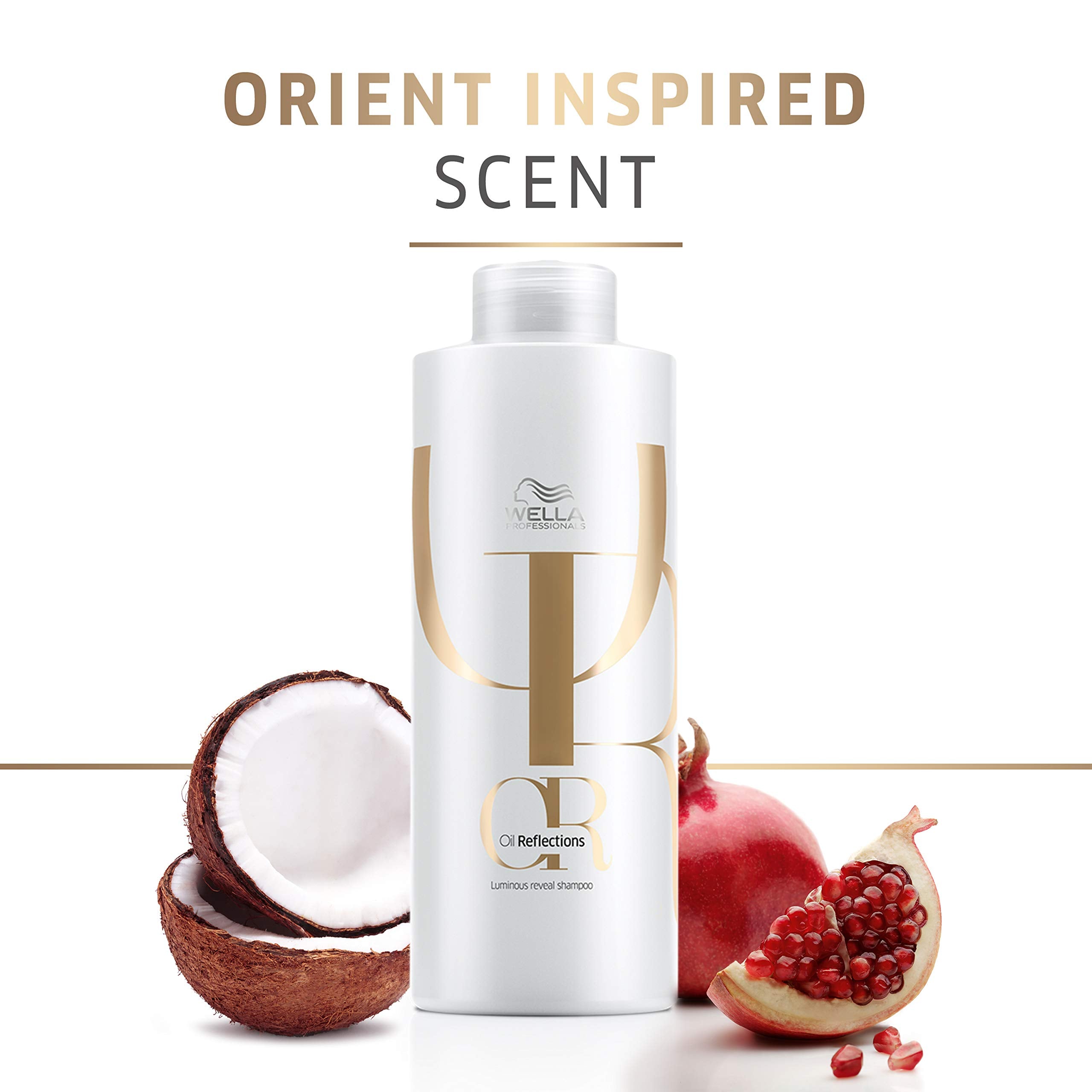 Wella Professionals Oil Reflections Luminous Reveal Shampoo| With Natural Botanicals| Camellia Oil and White Tea Extract| For long-Lasting Softness and Shine| 33.8 Fl Oz