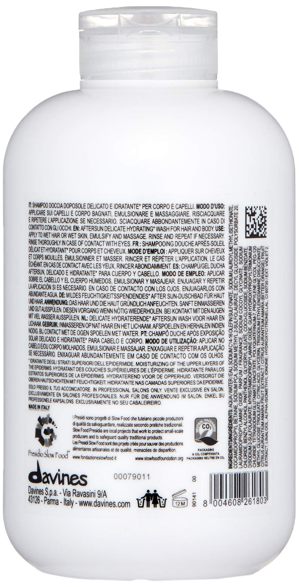 Davines Su Hair & Body Wash, 8.45 fl. oz.