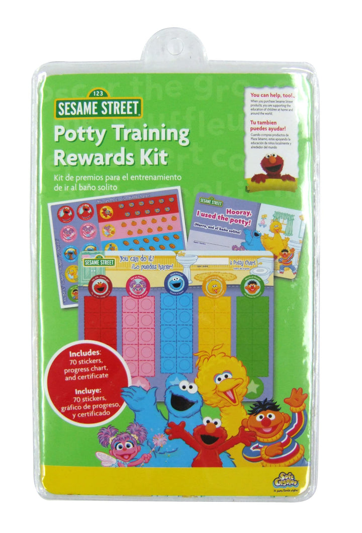 Ginsey Sesame Street Potty Training Rewards Kit, Promote Good Potty Habits