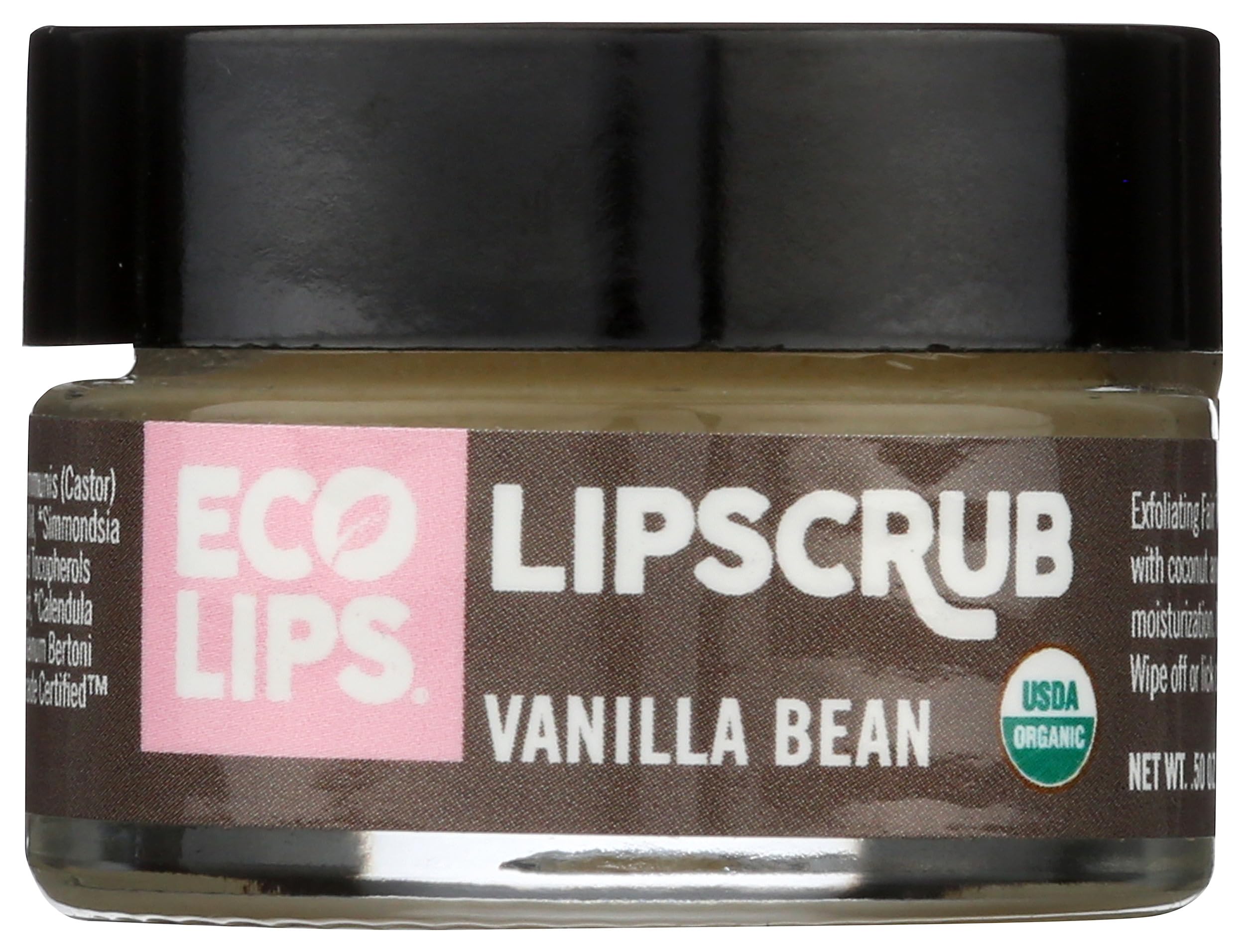 Lip Scrub Bean Vanilla ECO LIPS 0.50 oz Balm