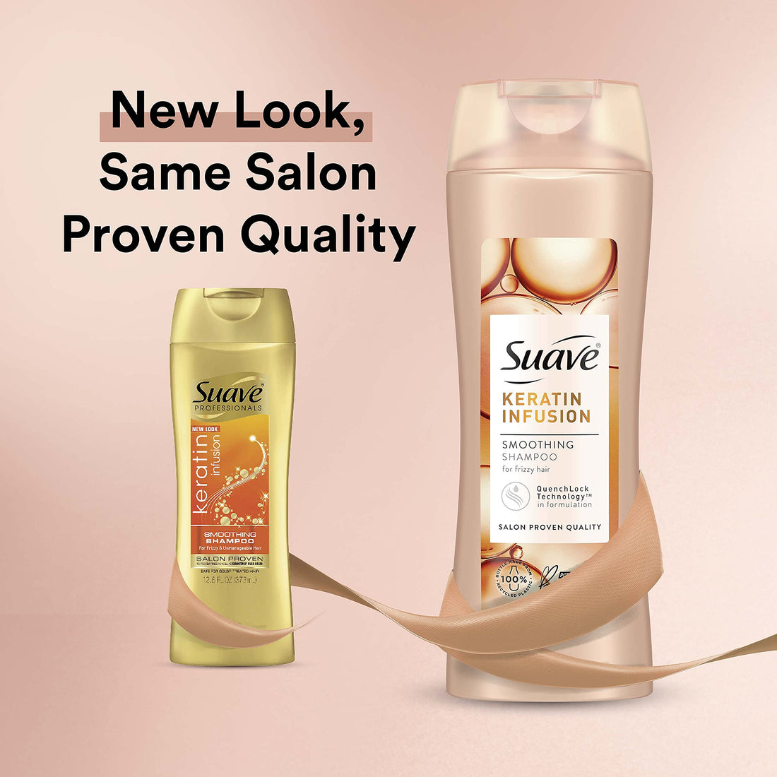 Suave Professionals Smoothing Shampoo, Keratin Infusion 12.6 Ounce, (Value Pack of 6)