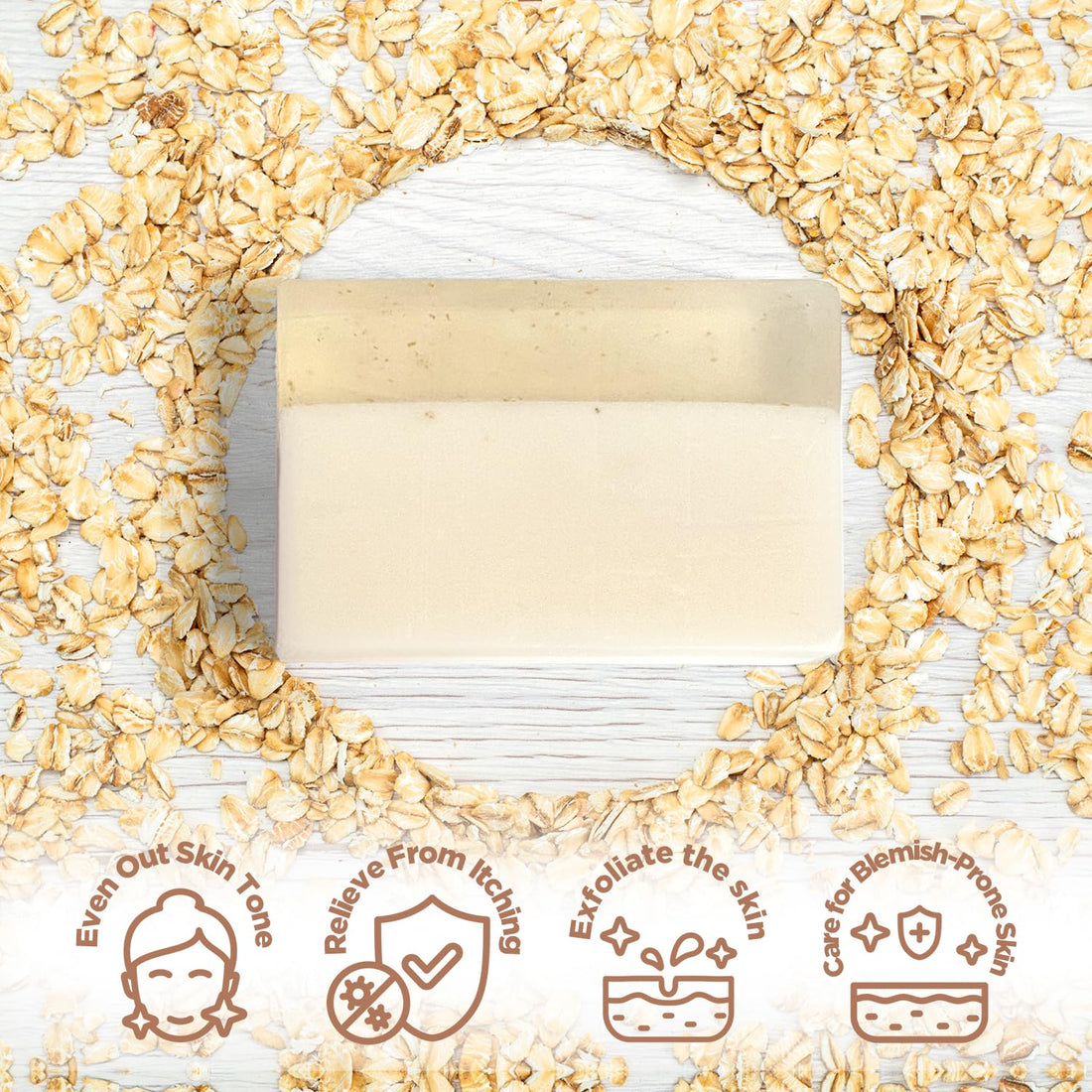 Princess Belle Goat Milk Soap, Oatmeal Soap Bar, Natural Handmade Soap, Oatmeal Bath for Eexfoliating, Gently Soap for Moisturizing and Nourishing