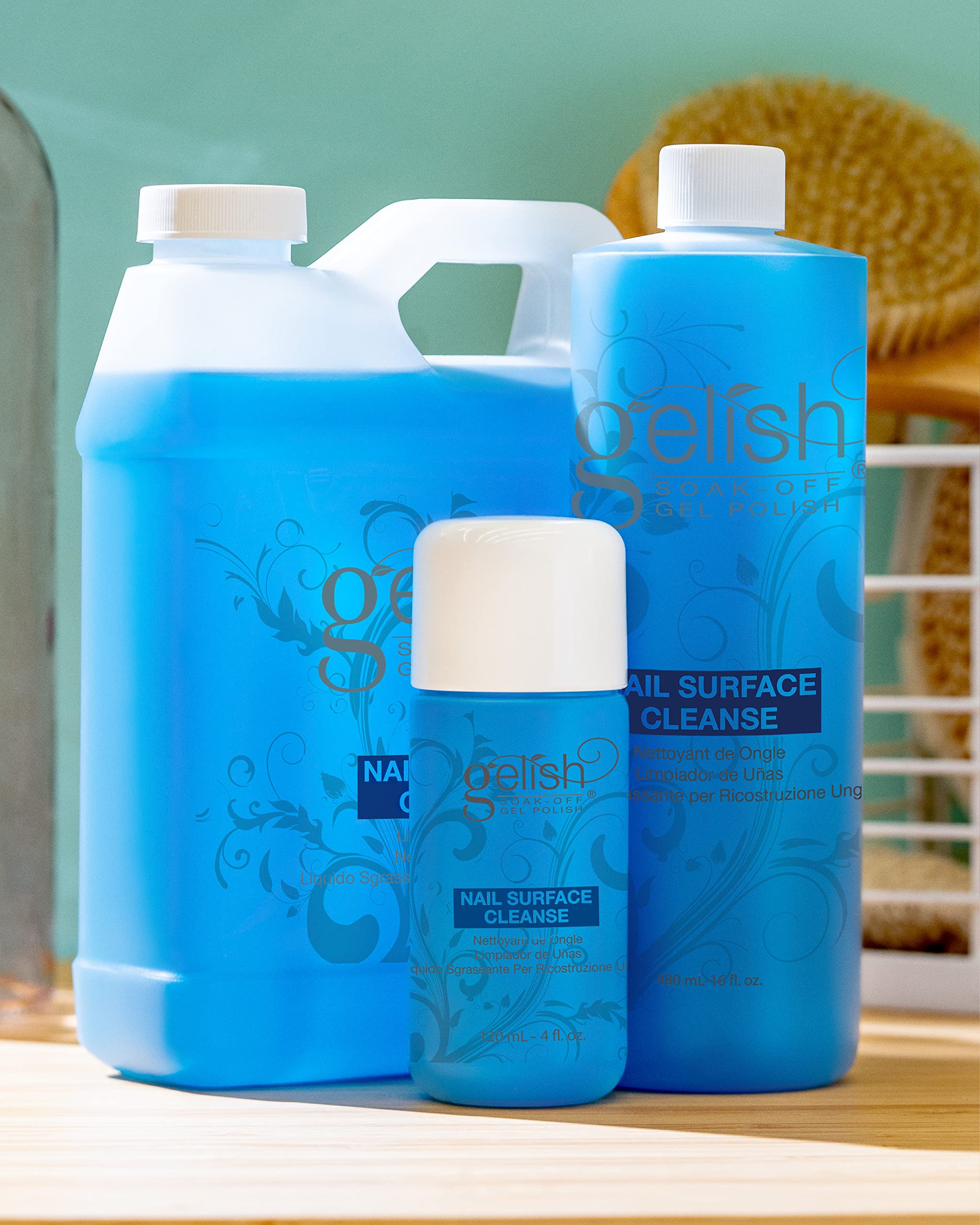 Harmony Gelish Nail Surface Cleanse Gel, 120 ml