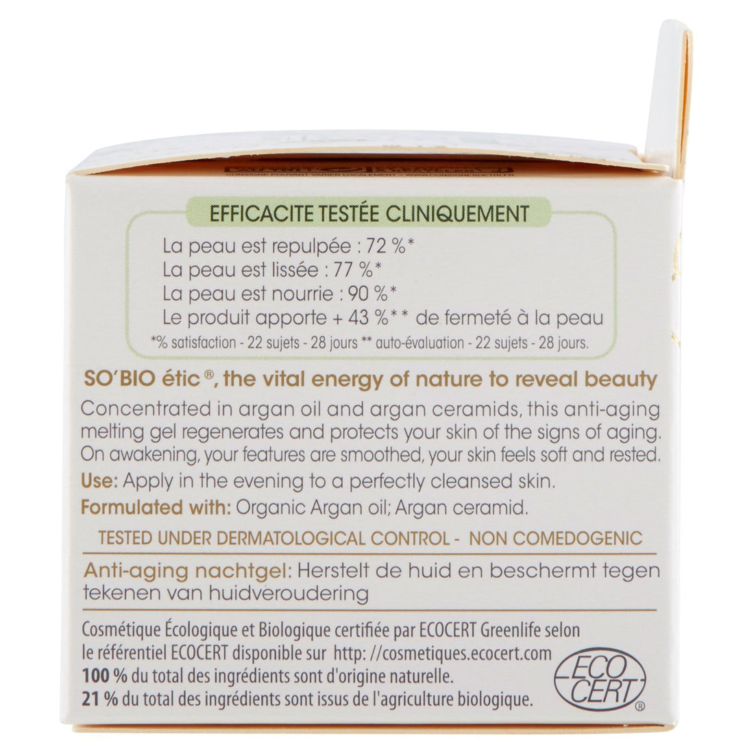 SOBiO etic Argan Anti-Age Night Gel SoBio 40ml