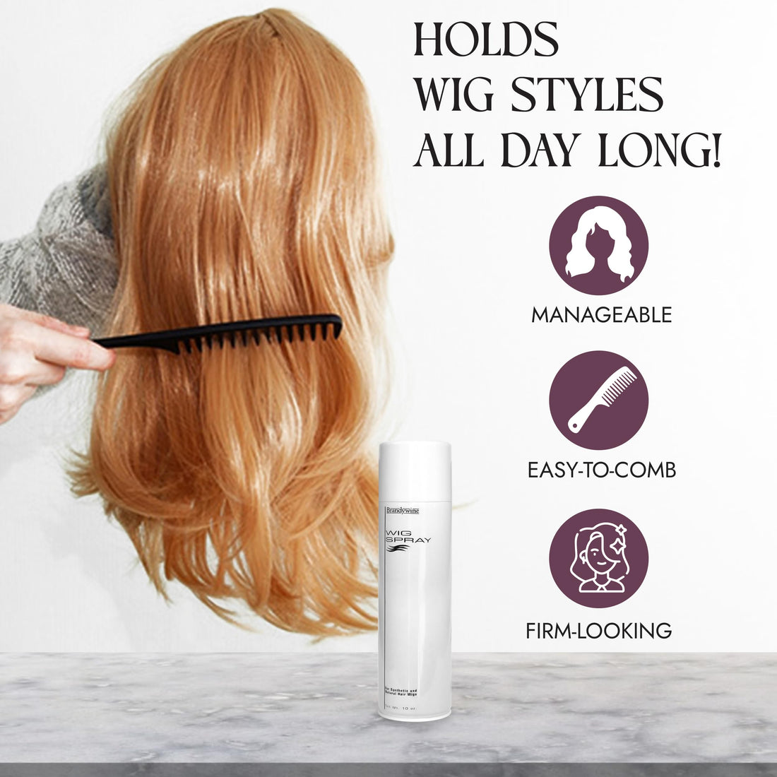 Brandywine Wig Spray Areosol 10oz